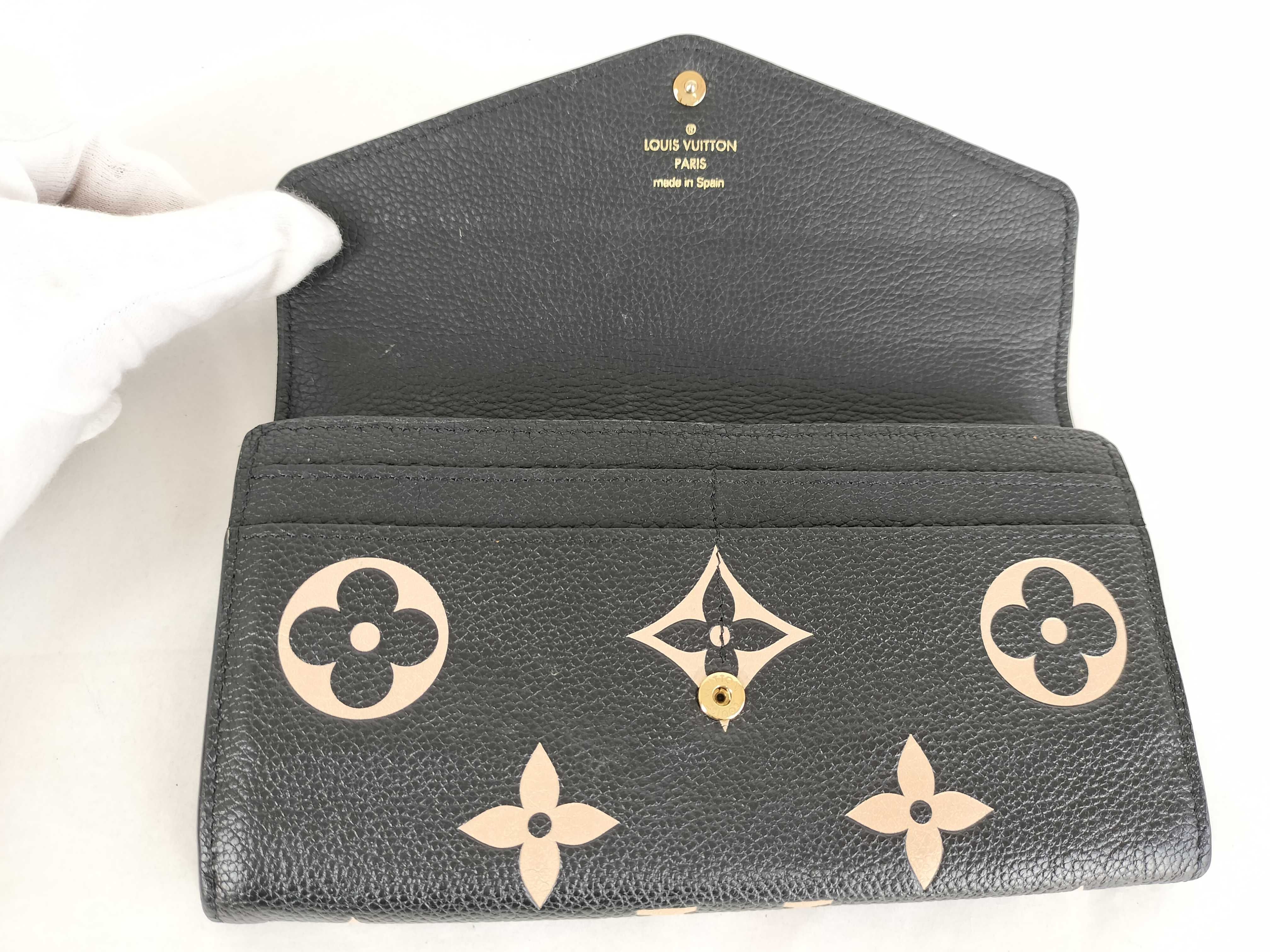 Monogram Empreinte Louis Vuitton Monogram Empreinte Portefeuille Sarah Long Wallet M80496 CA0271 Wallet — view 14
