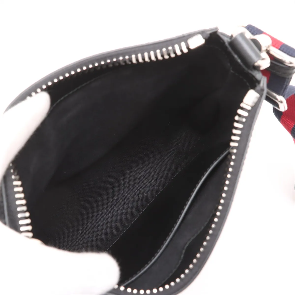 GG Supreme PVC x Leather Shoulder Bag Black 523599 — view 6