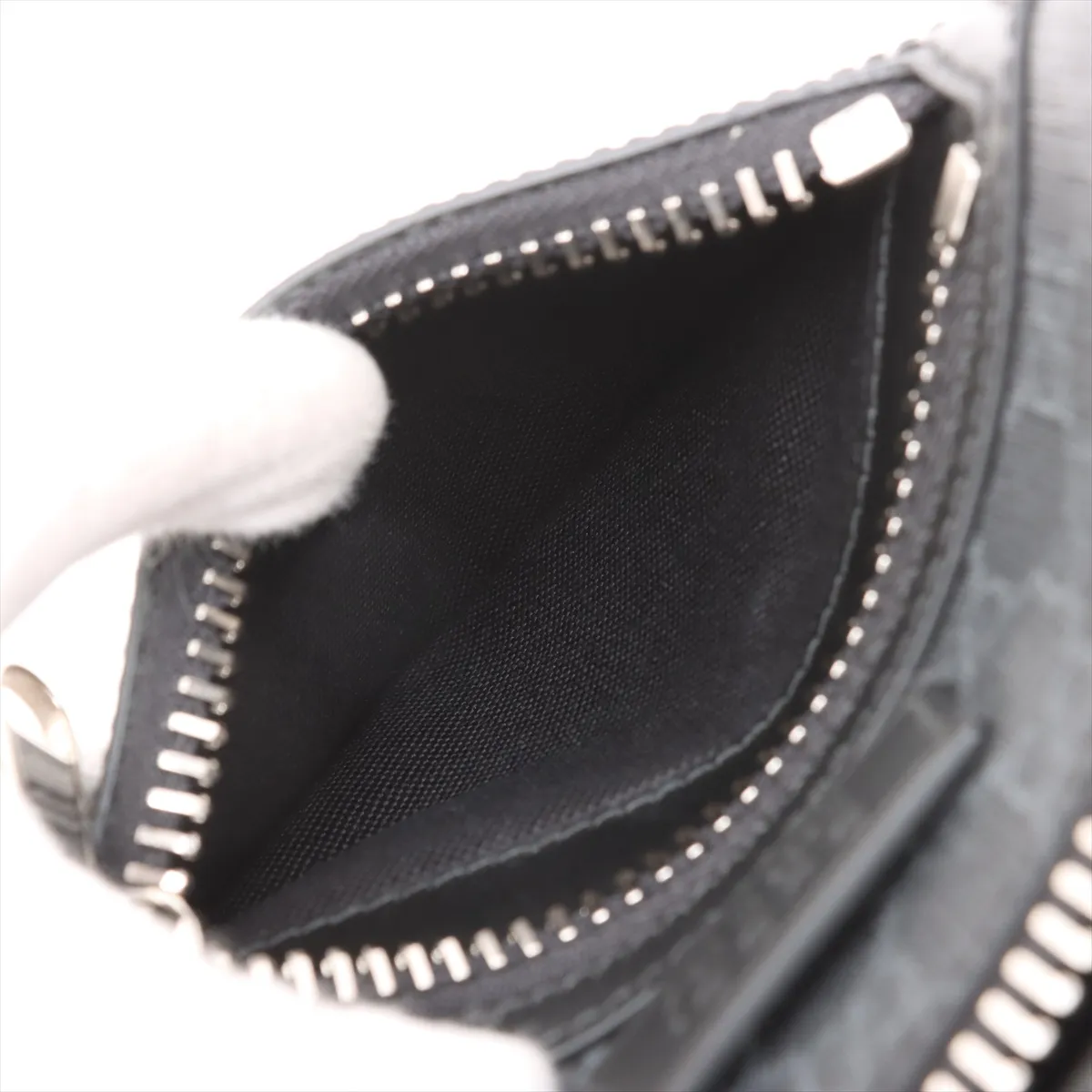 GG Supreme PVC x Leather Shoulder Bag Black 523599 — view 8