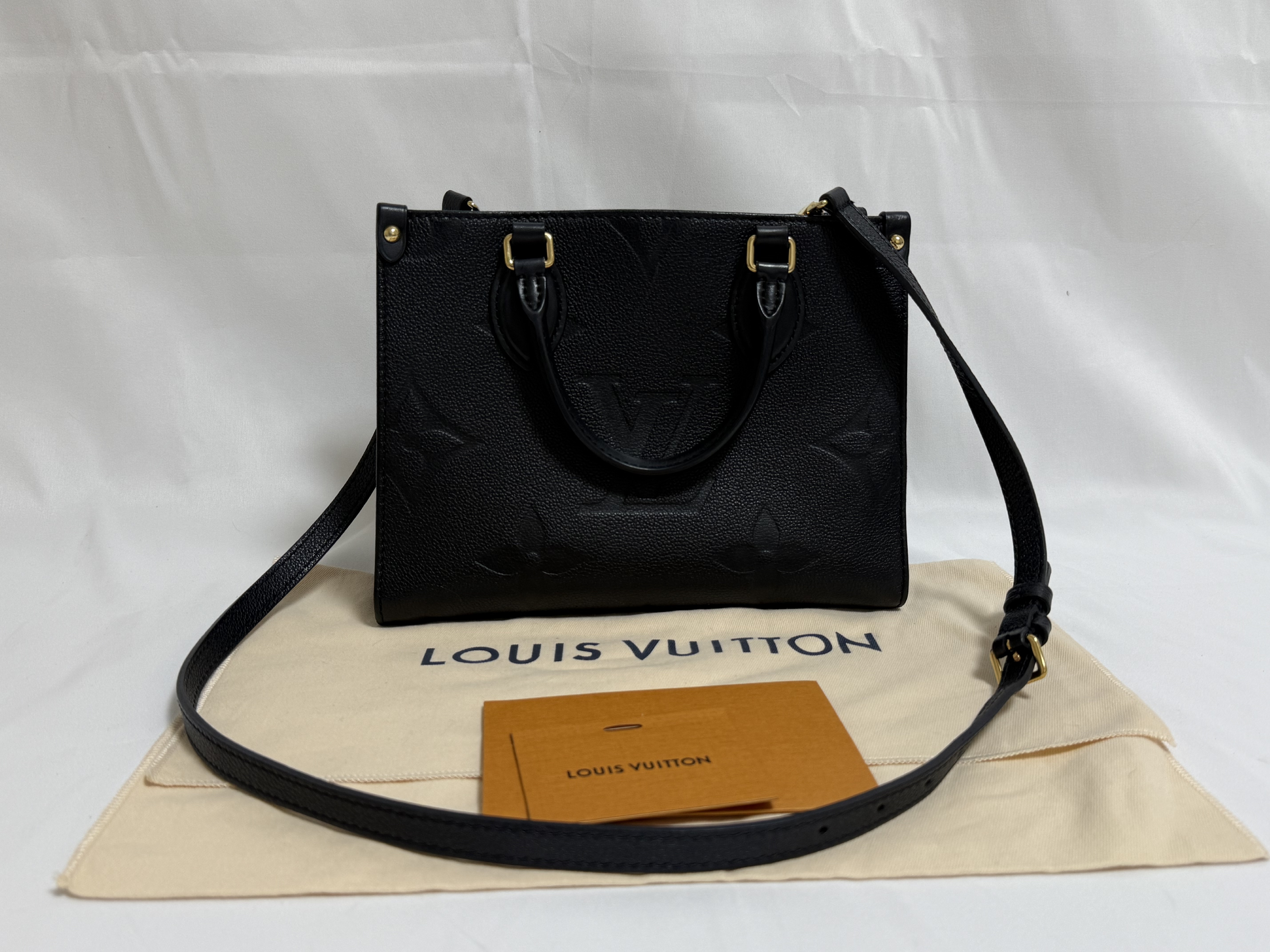 Monogram Empreinte On the Go PM M45653 IC Tag Strap Tote Bag