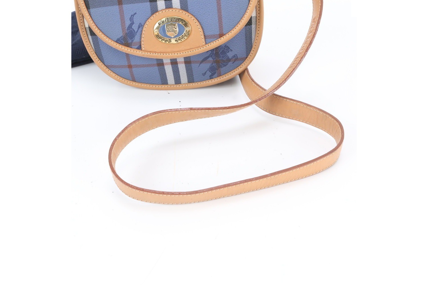 Checkered Leather Shoulder Bag (Crossbody) — view 2