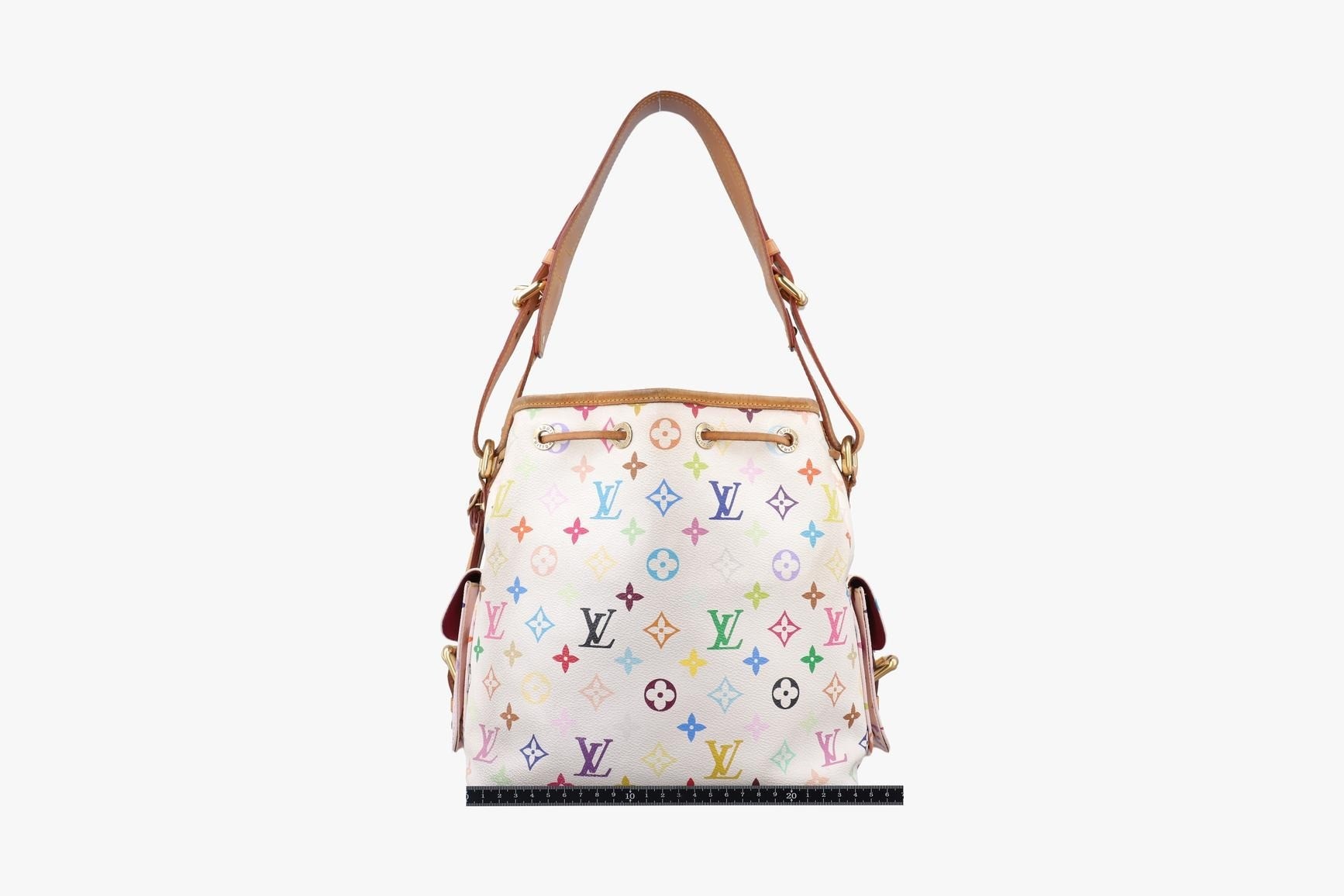 Petit Noé Monogram Multicolor Blanc — view 2