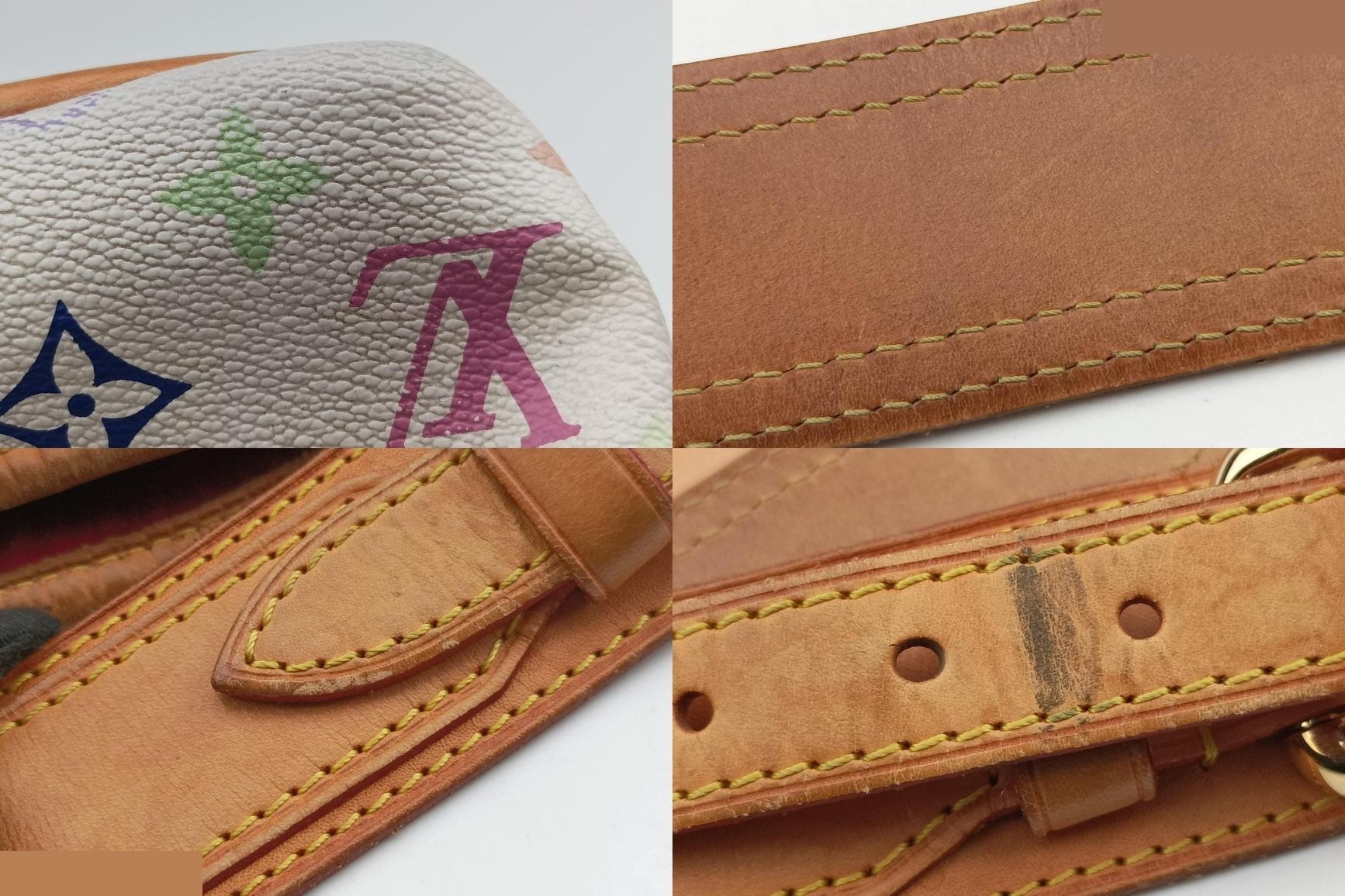 Petit Noé Monogram Multicolor Blanc — view 11