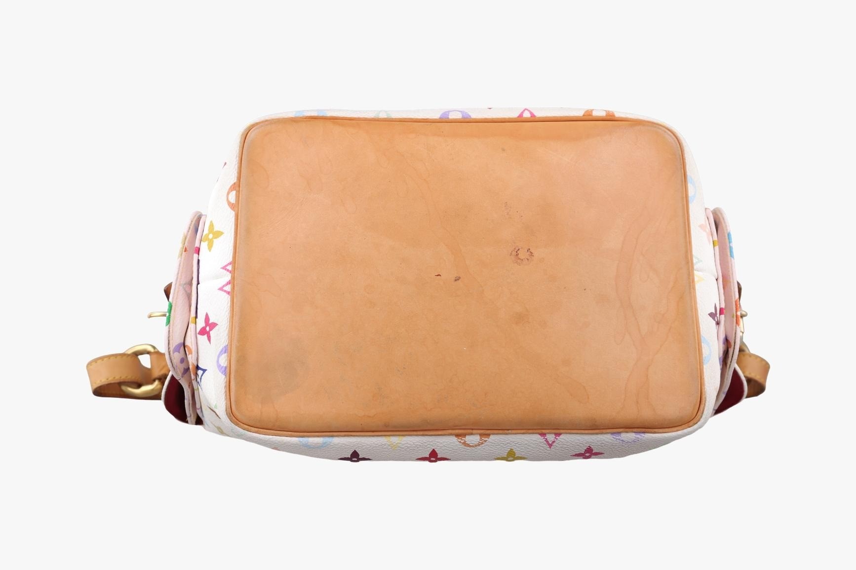 Petit Noé Monogram Multicolor Blanc — view 3