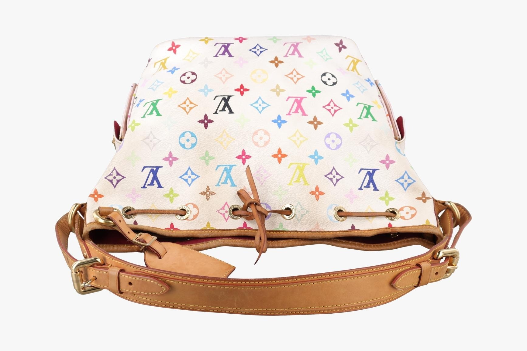 Petit Noé Monogram Multicolor Blanc — view 5