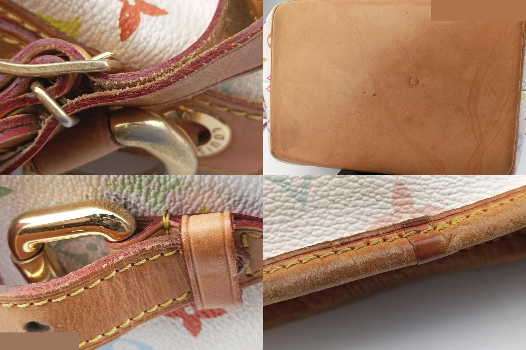 Petit Noé Monogram Multicolor Blanc — view 10