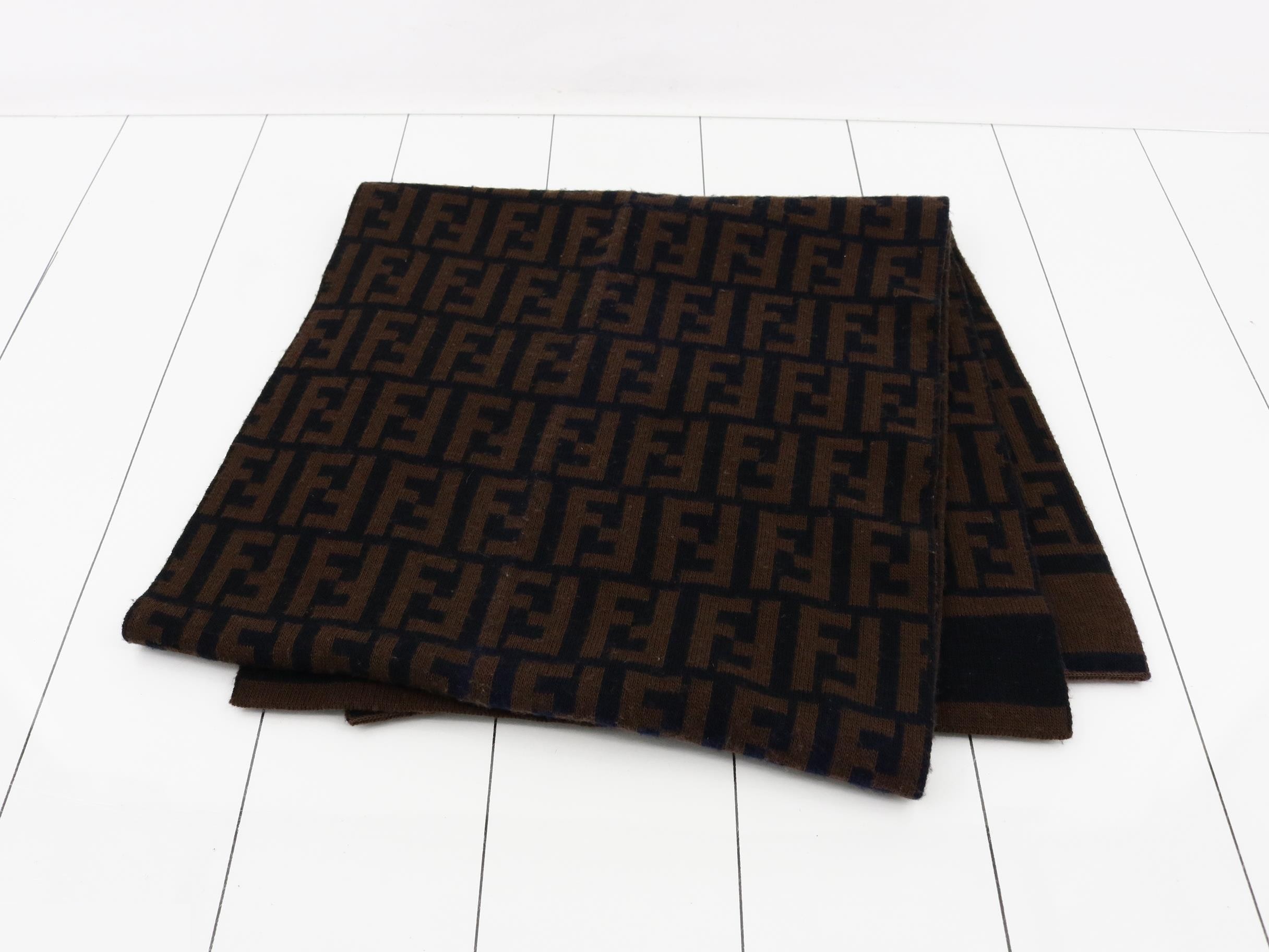 Zucca pattern, 50% wool, 50% acrylic, brown. — view 3