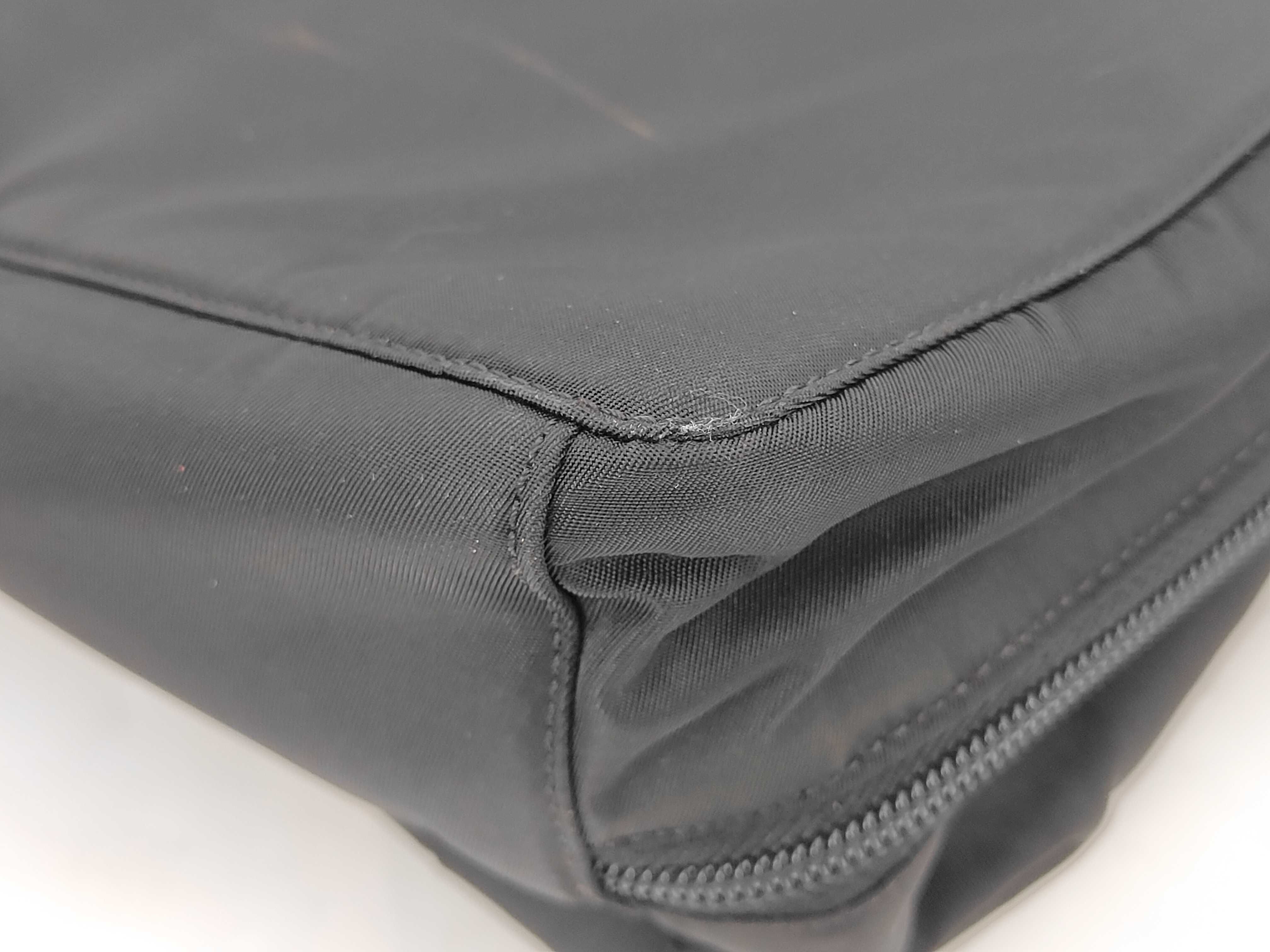 nylon handbag, black, business bag. — view 4