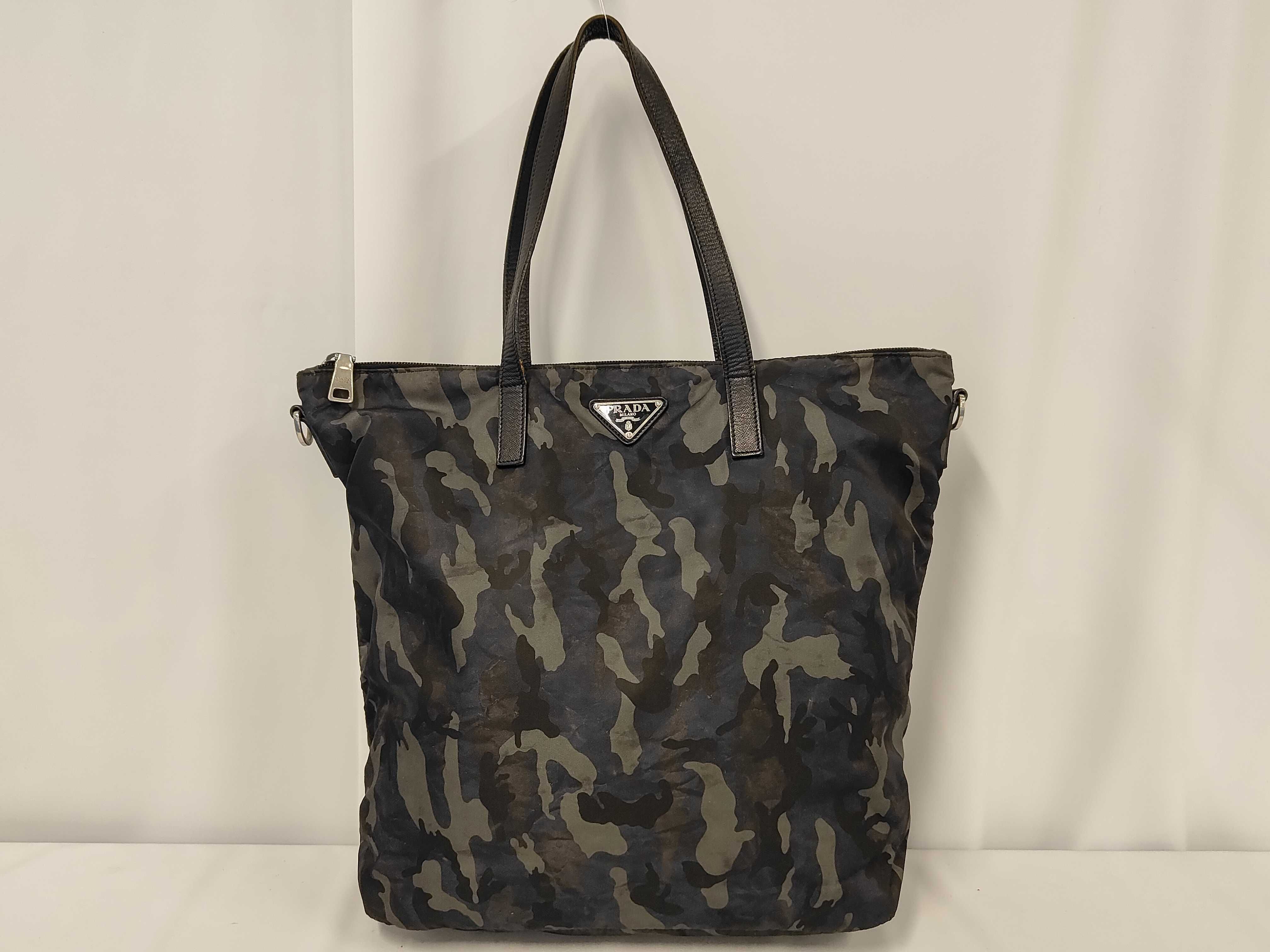 camouflage shoulder handbag