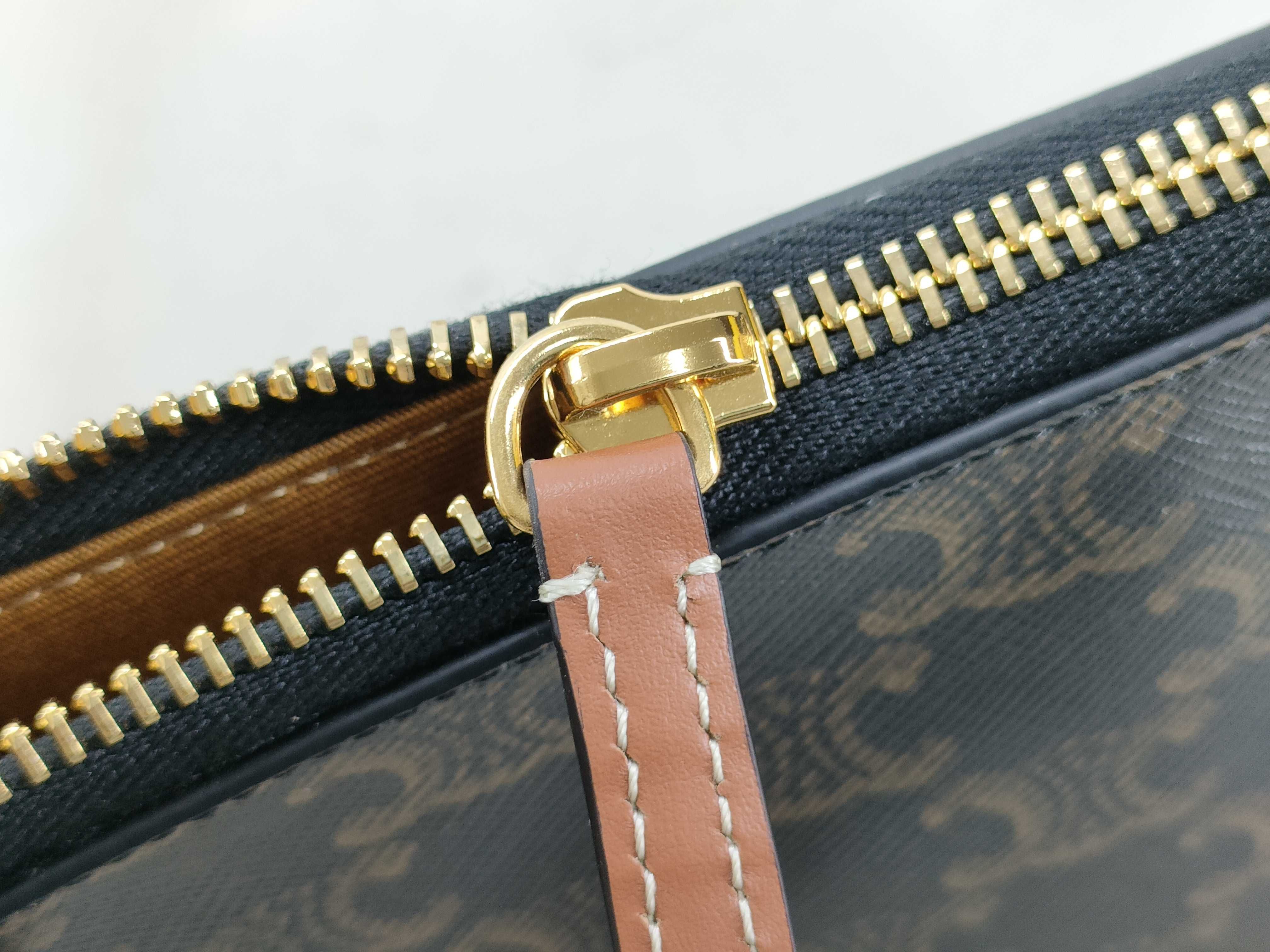 Triomphe Canvas Shoulder Bag — view 13