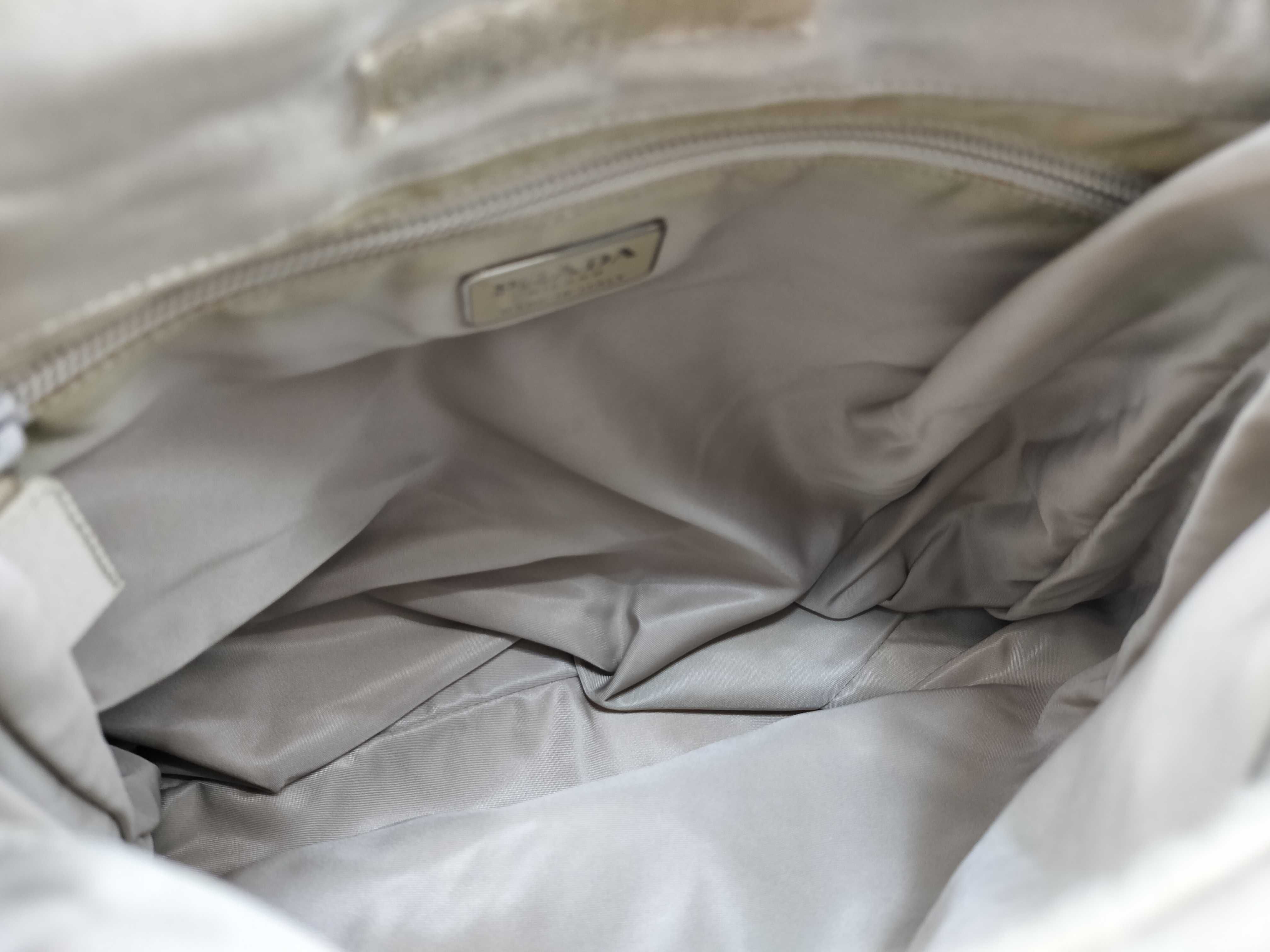 Satin Triangle Logo One-Shoulder Bag Handbag — view 13