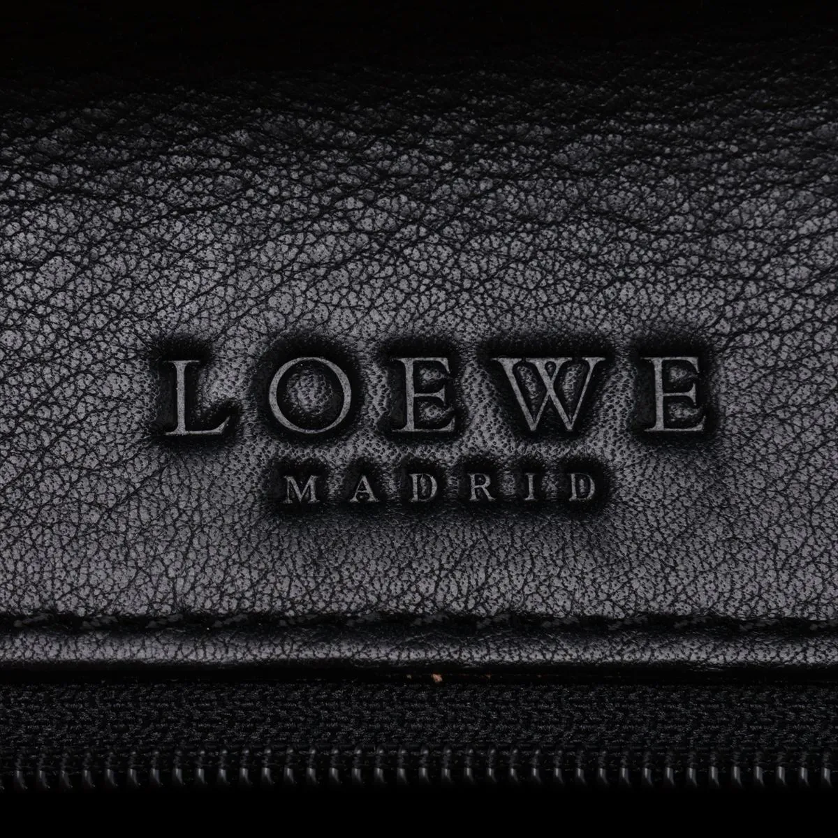 Anagram Leather 2-Way Business Bag, Black — view 12