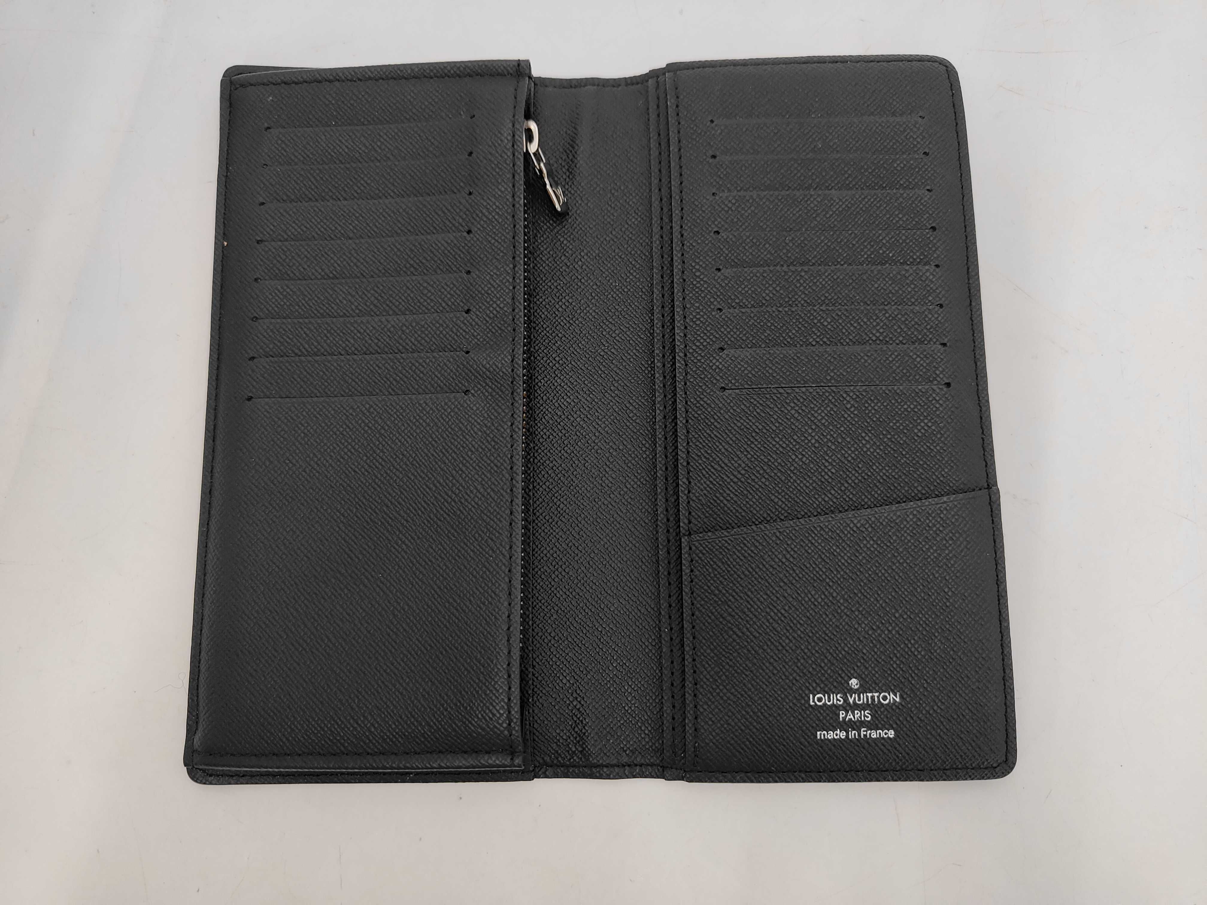 Monogram Graffiti LV Monogram Eclipse Portefeuille Brazza M61697 Black Long Wallet (RFID Detectable) — view 3