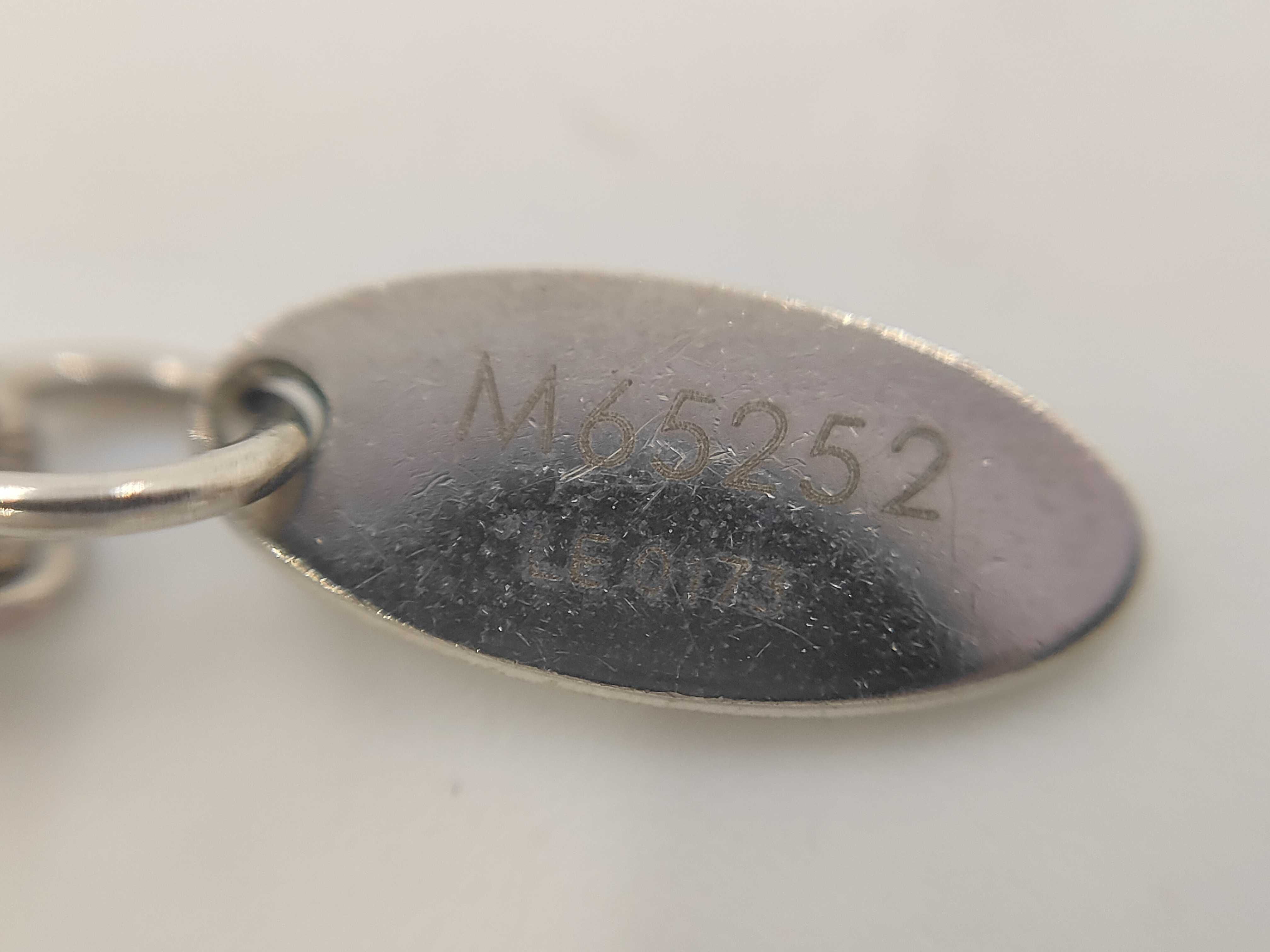 Pendant Letters Silver x Black M65252/LE0173 Necklace — view 4