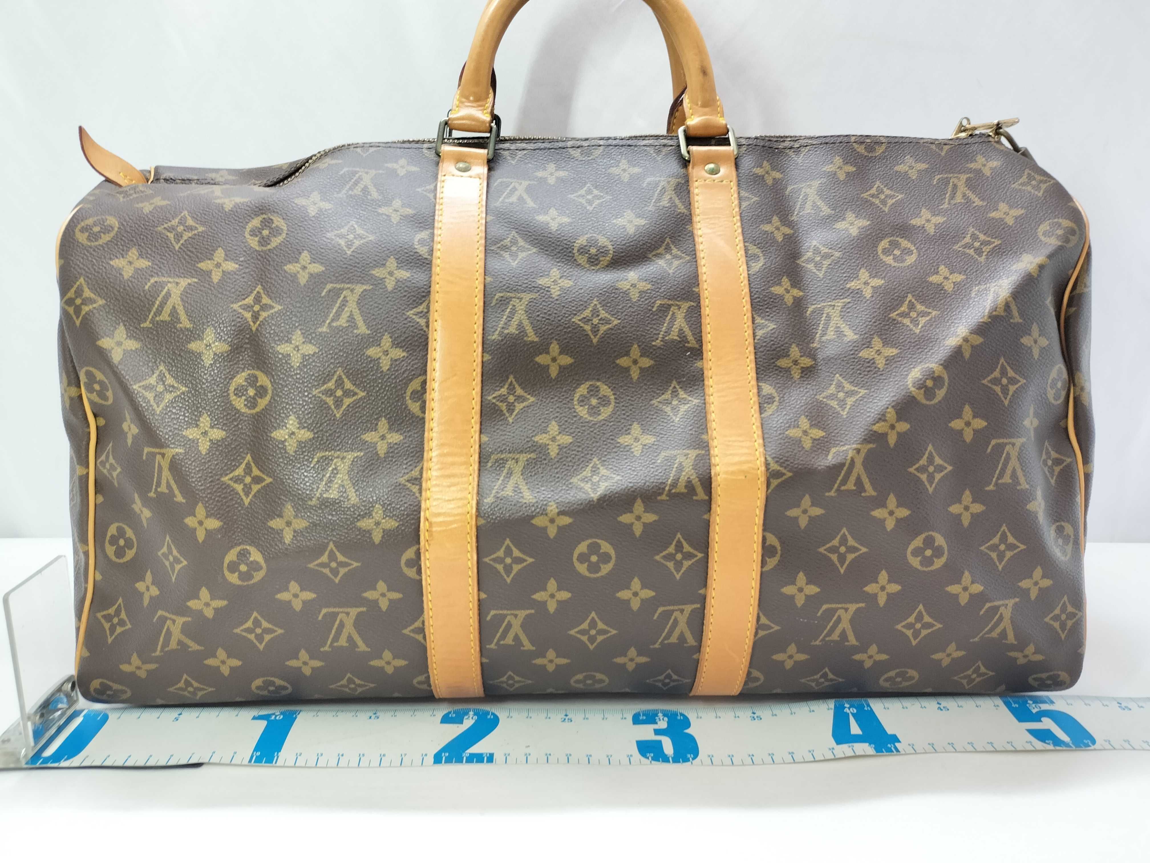 Monogram Keepall 50 M41426 MB8910 Brown Boston Bag — view 2