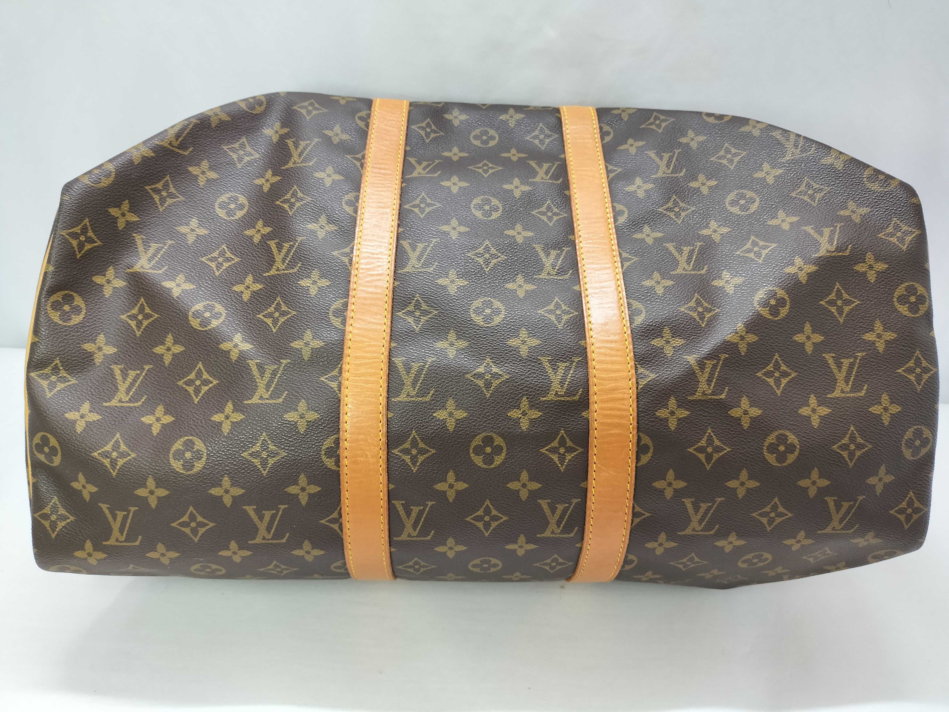 Monogram Keepall 50 M41426 MB8910 Brown Boston Bag — view 14