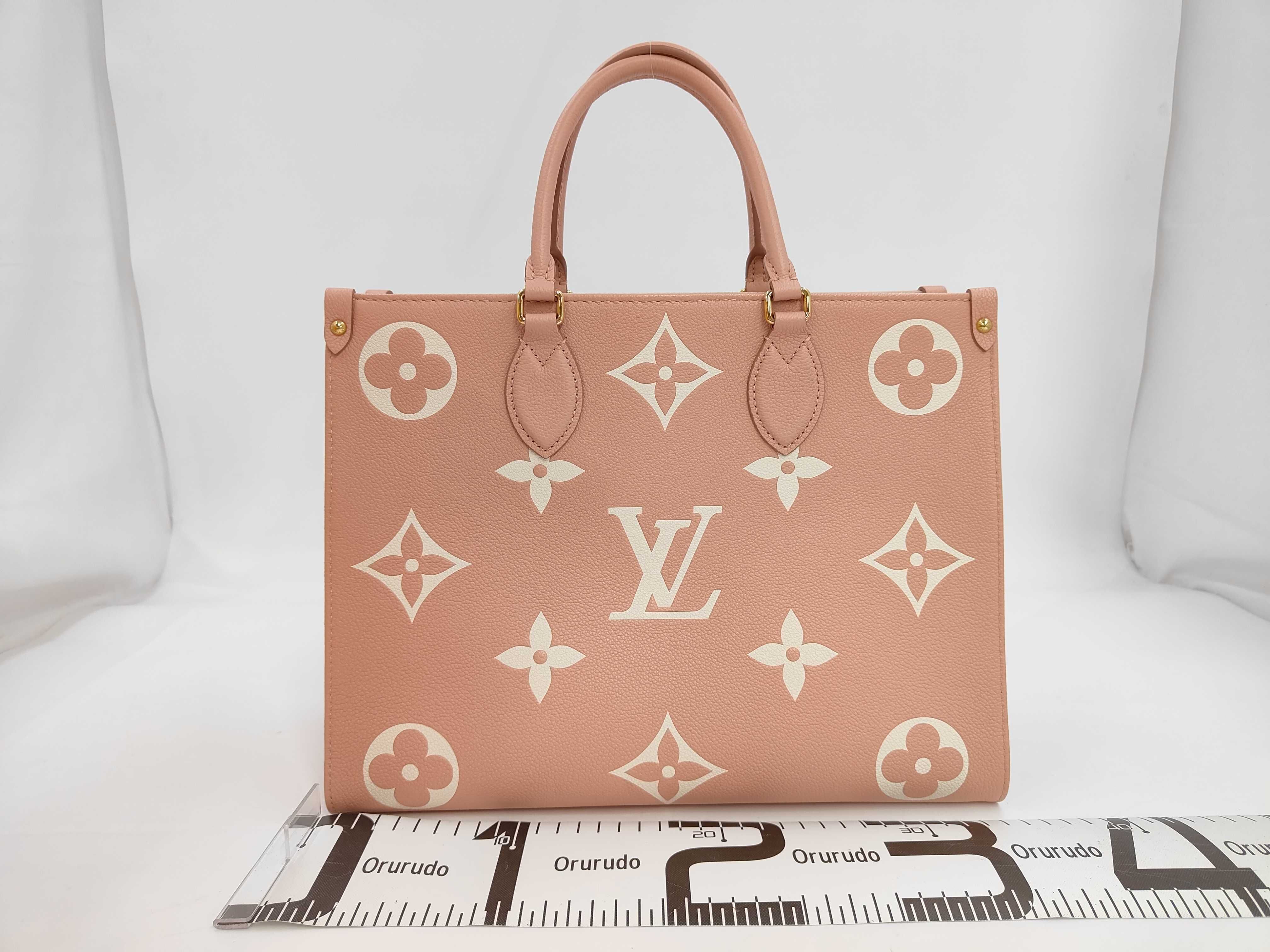 Bicolor Monogram Empreinte OnTheGo MM Tote Bag — view 2