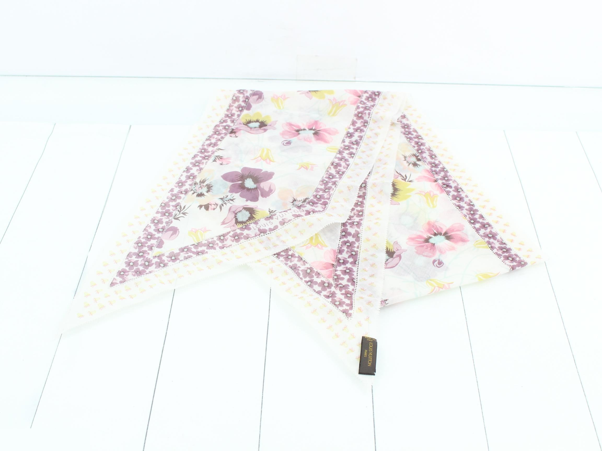 Floral print scarf — view 2
