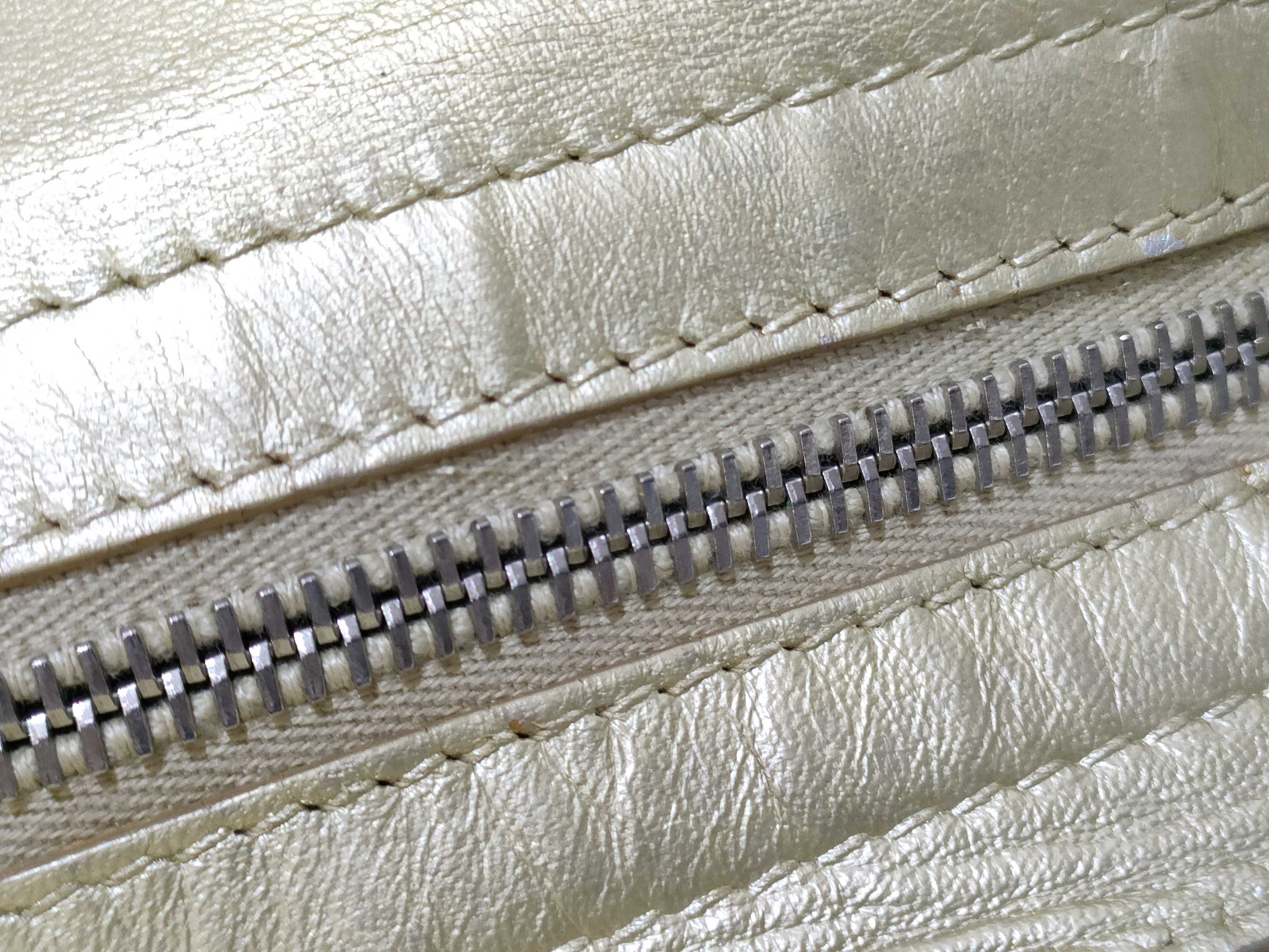PH - Classic City Metallic Gold Leather Handbag — view 8
