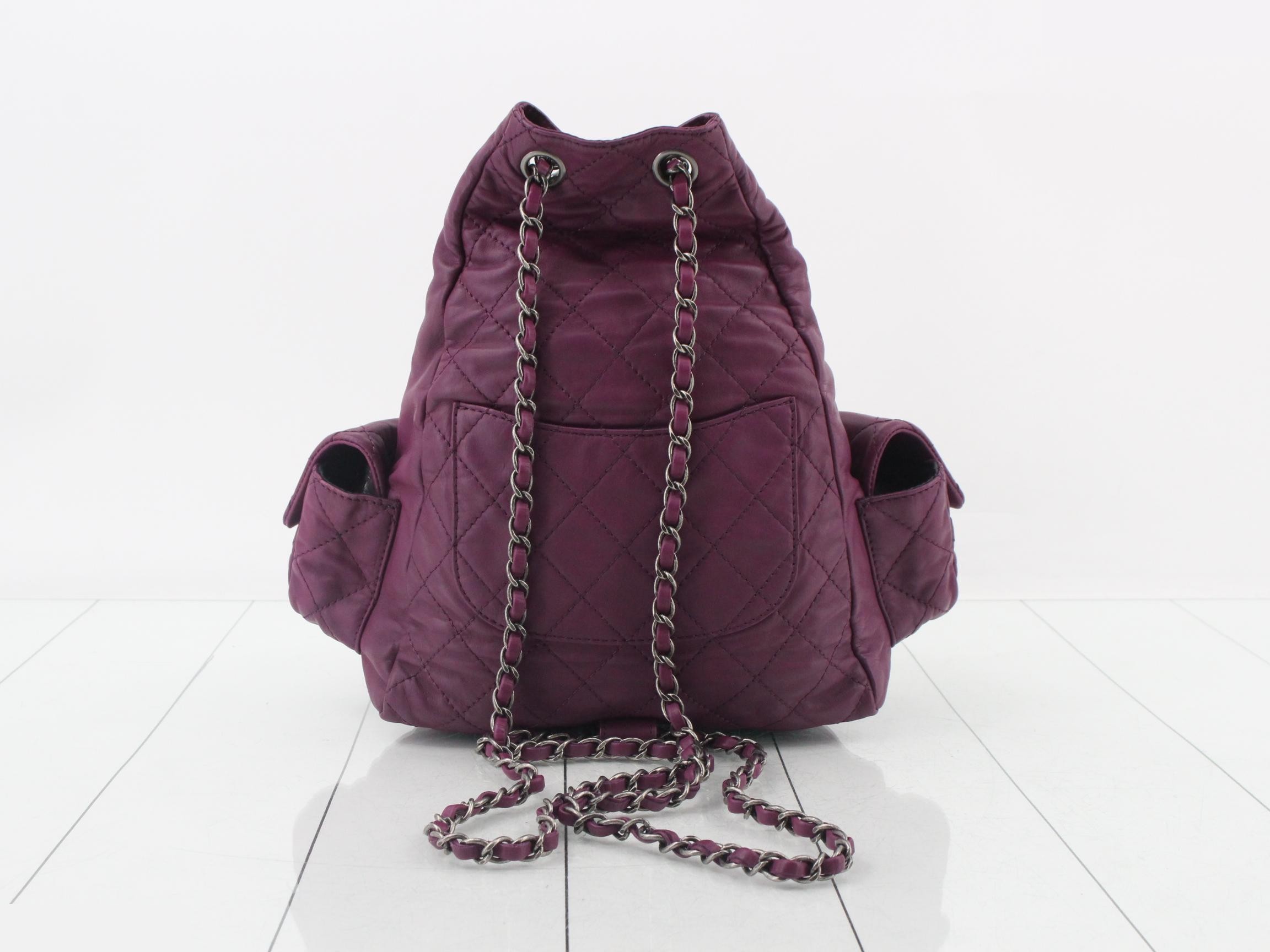 Matelassé Lambskin Backpack — view 2