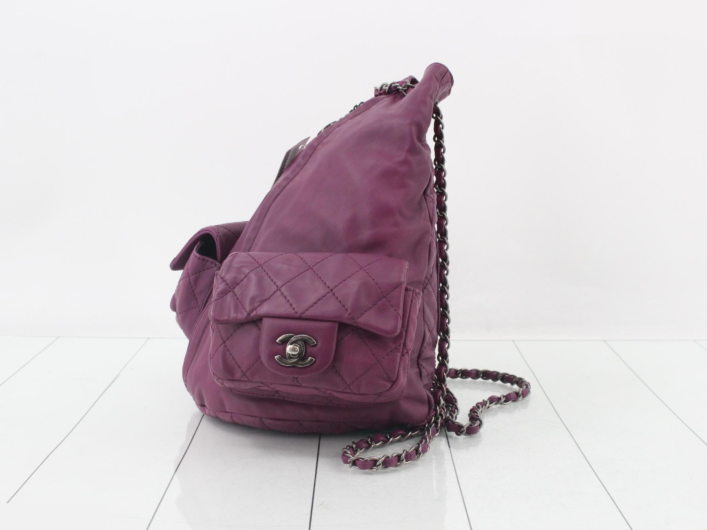 Matelassé Lambskin Backpack — view 3
