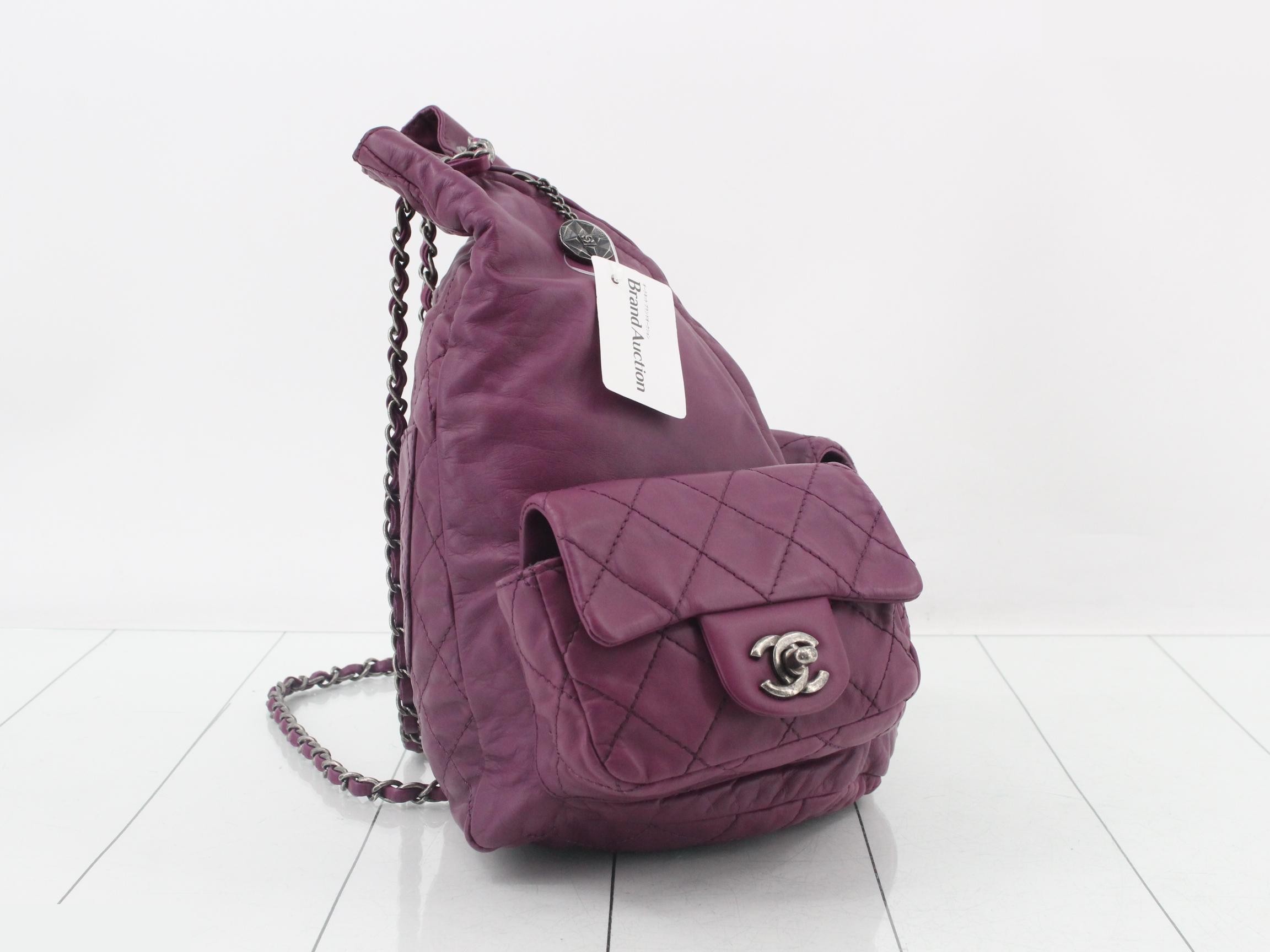 Matelassé Lambskin Backpack — view 4
