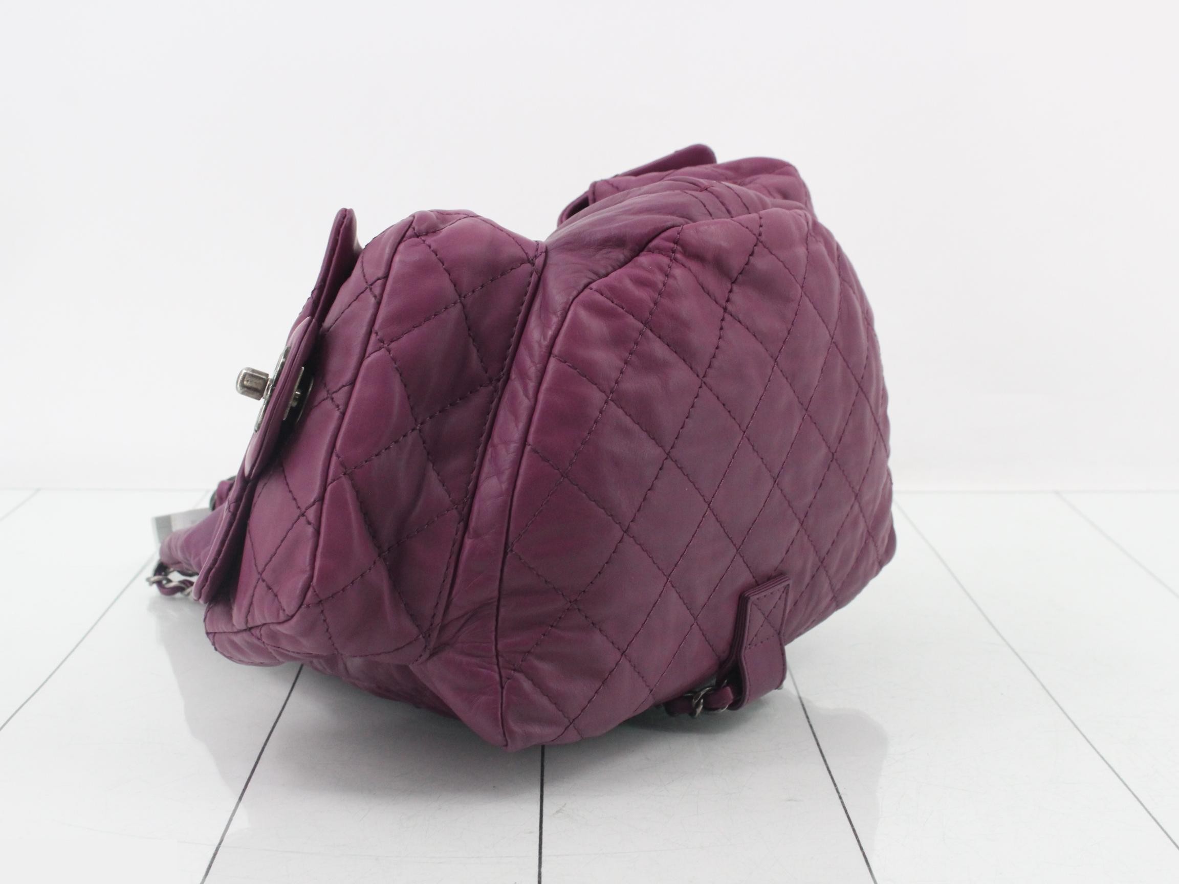 Matelassé Lambskin Backpack — view 5