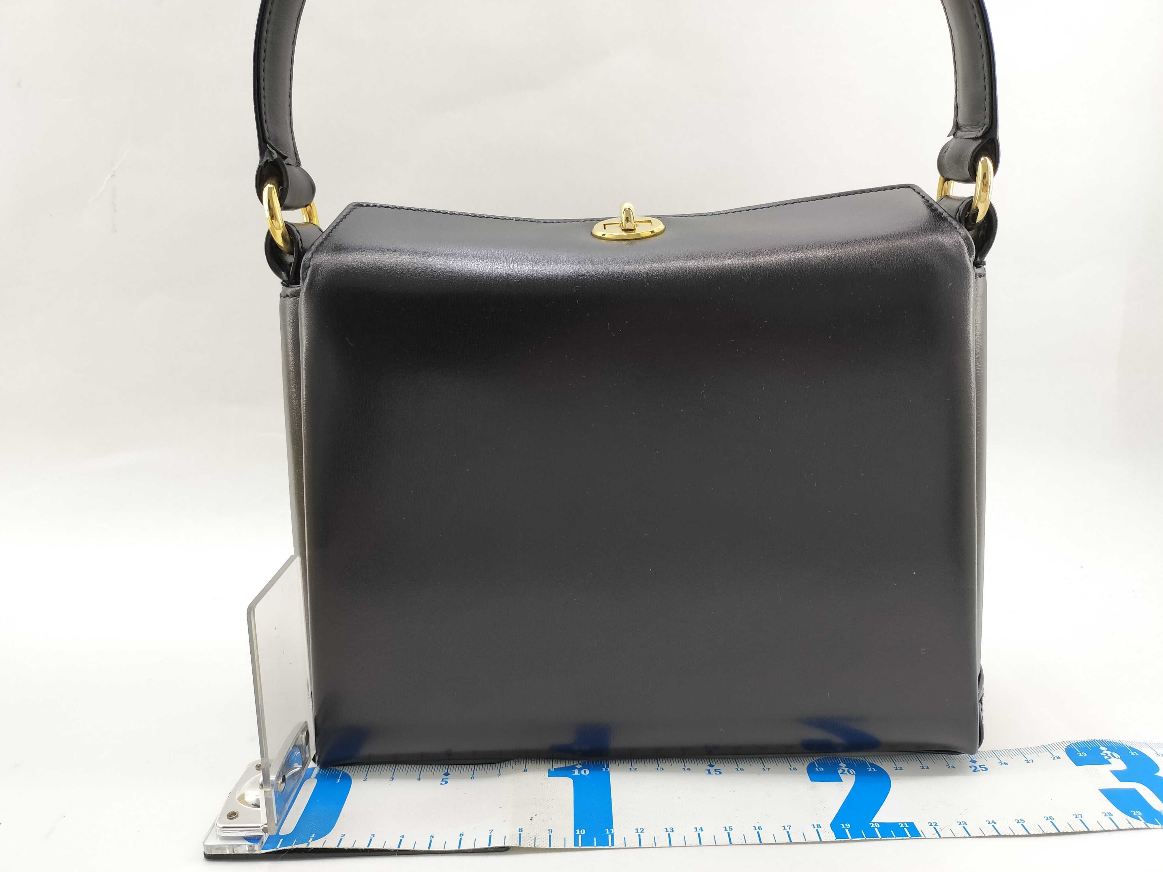 Old Gucci Old Turnlock Leather Handbag — view 2