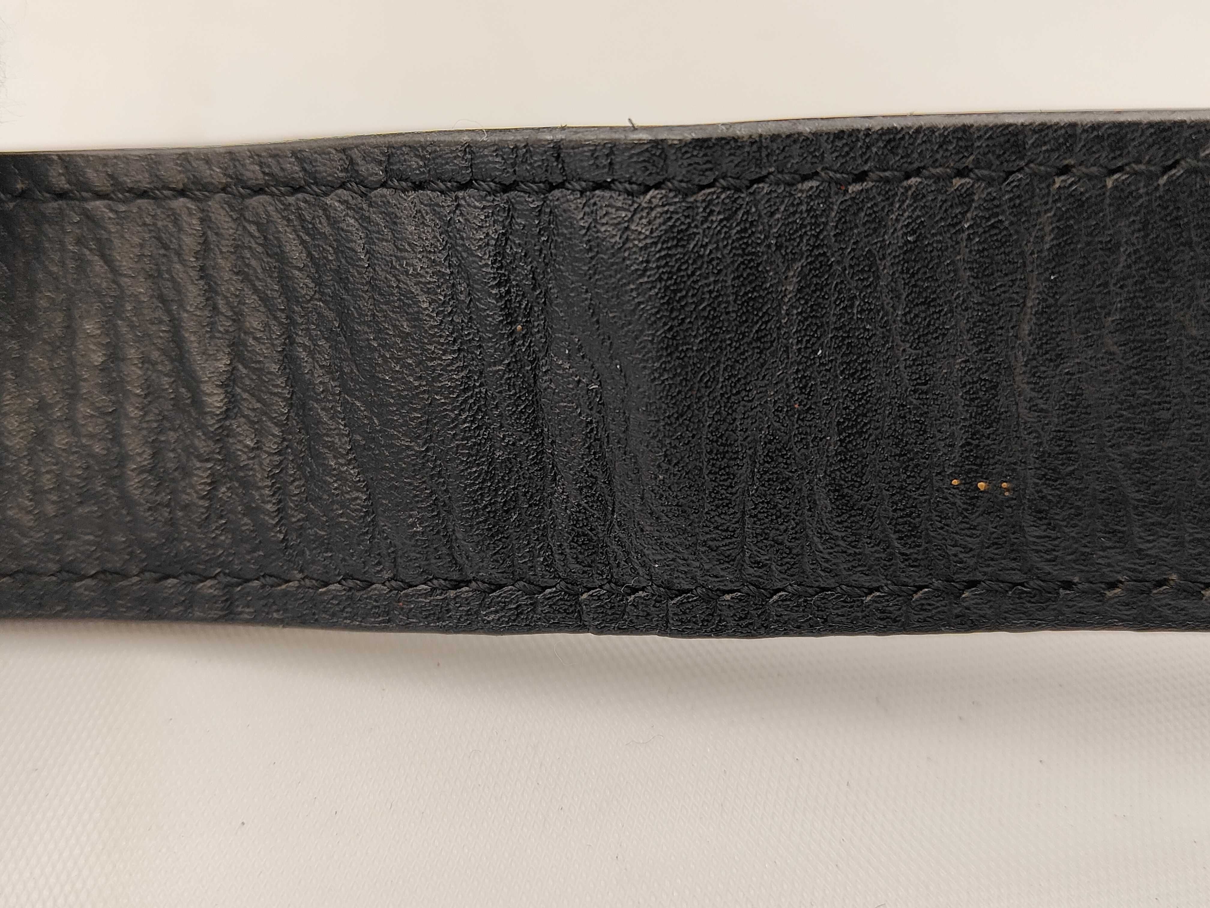 Leather Shoulder Bag, Black — view 4