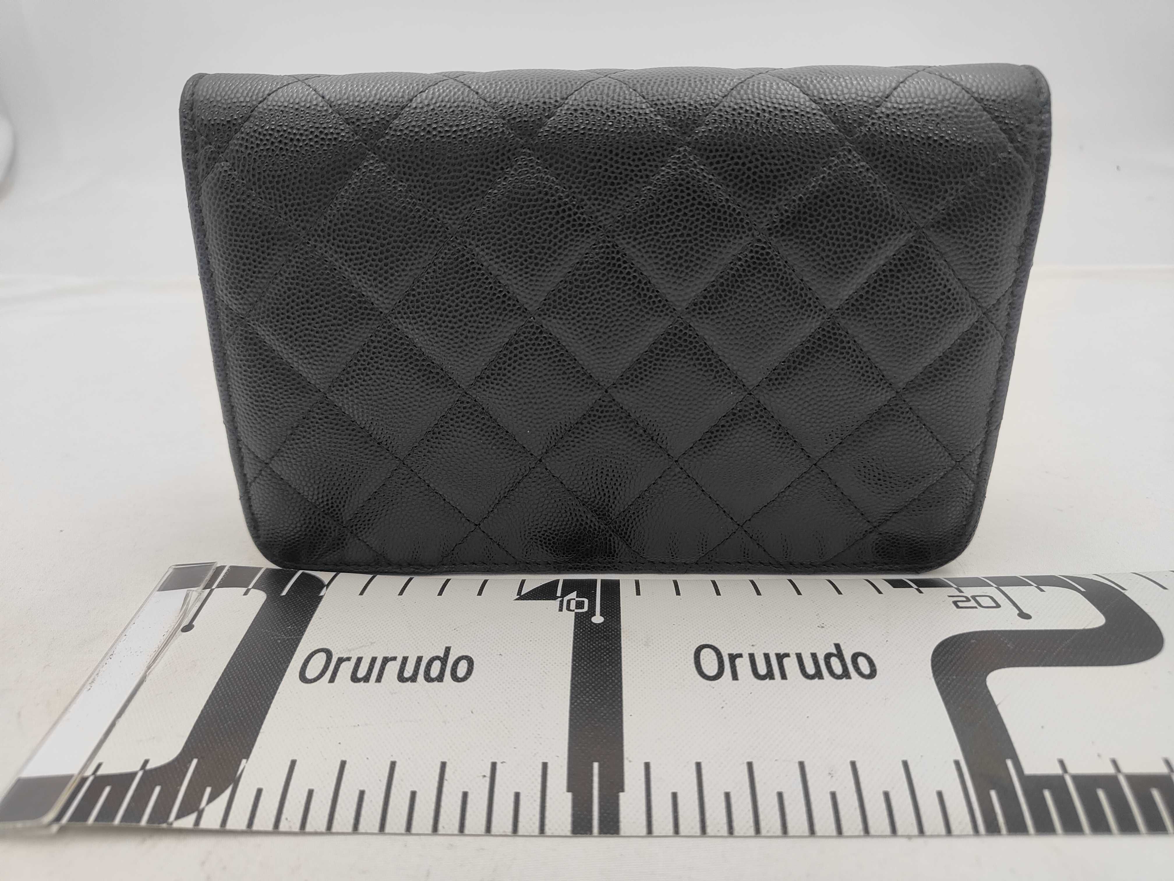 WOC Black Calfskin Rhinestone Button Shoulder Bag — view 2