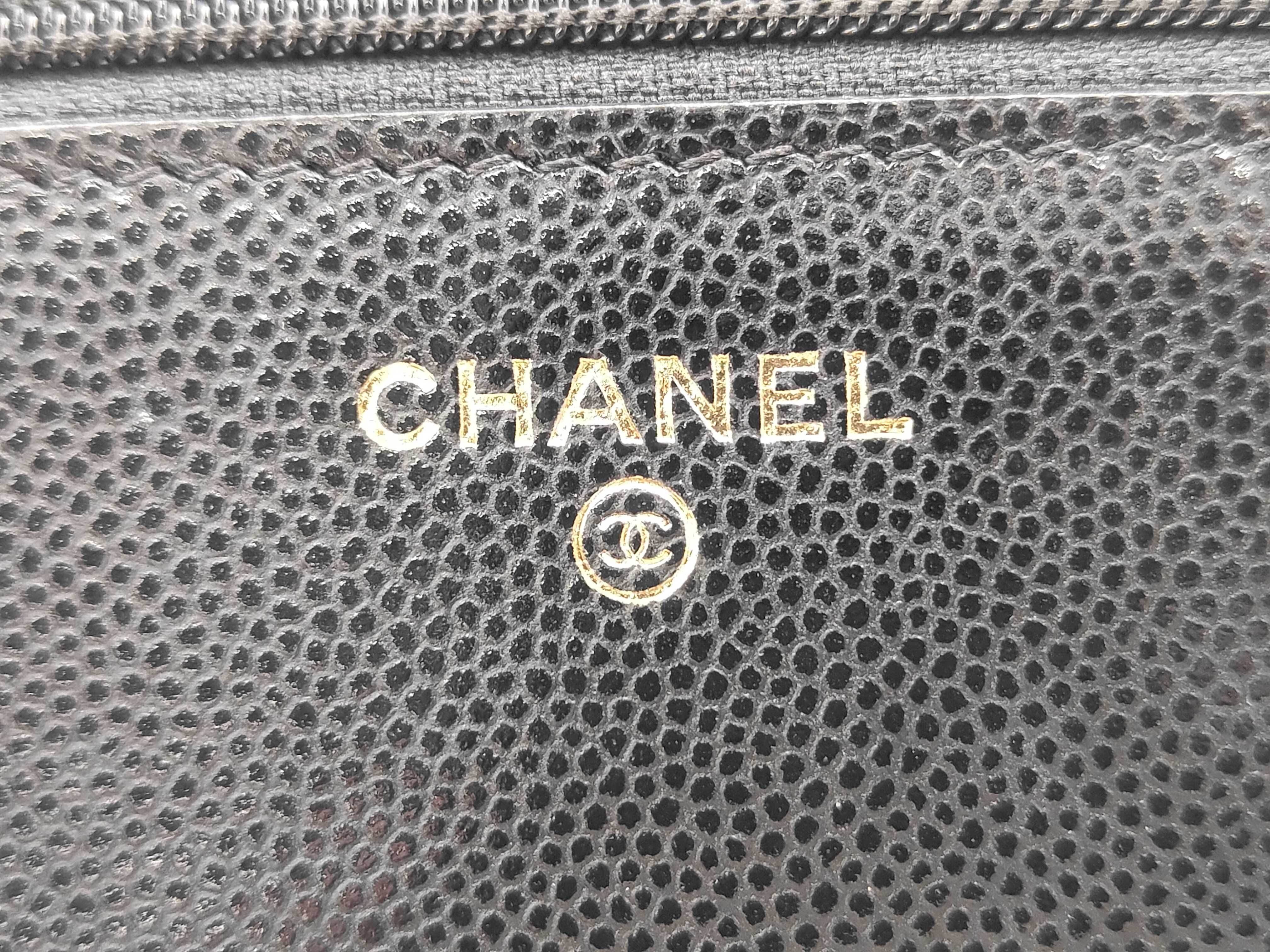 WOC Black Calfskin Rhinestone Button Shoulder Bag — view 11