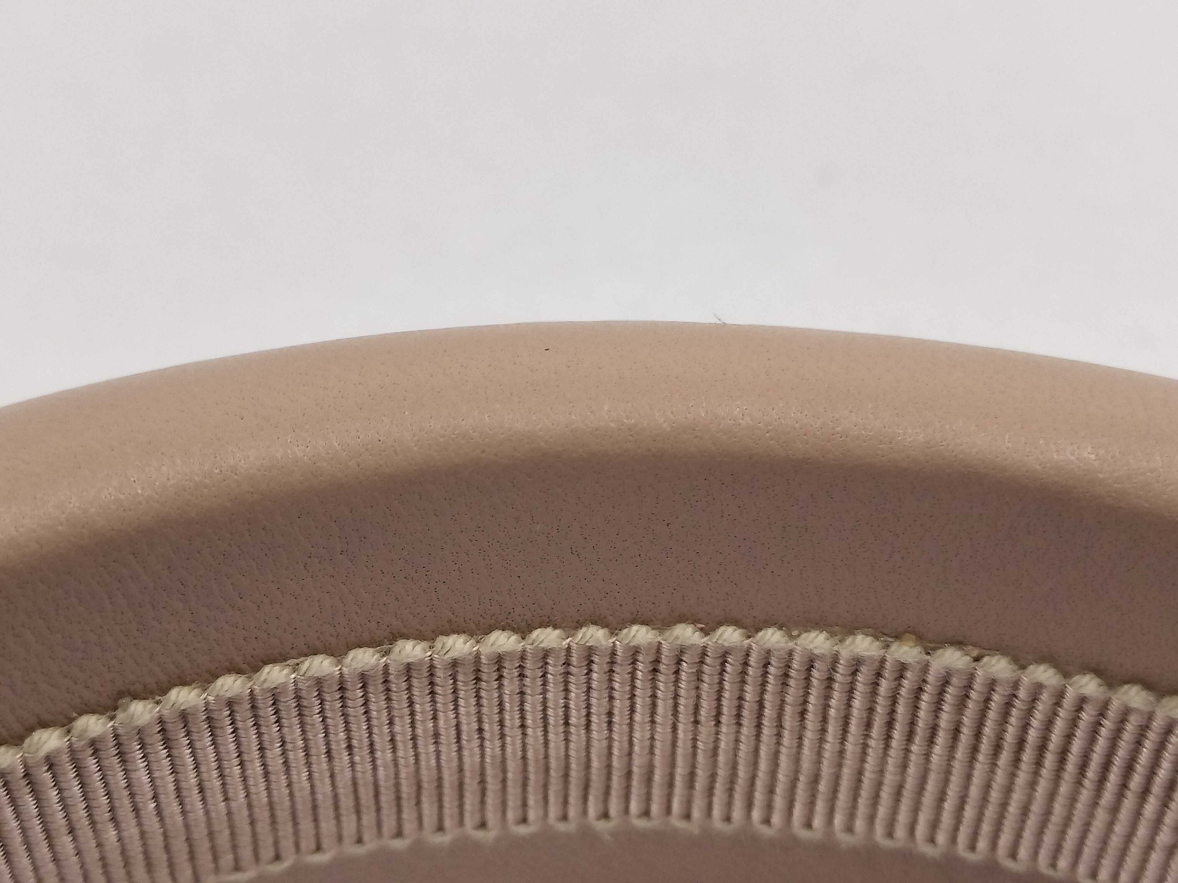 Leather Headband, Beige Hair Accessory — view 9
