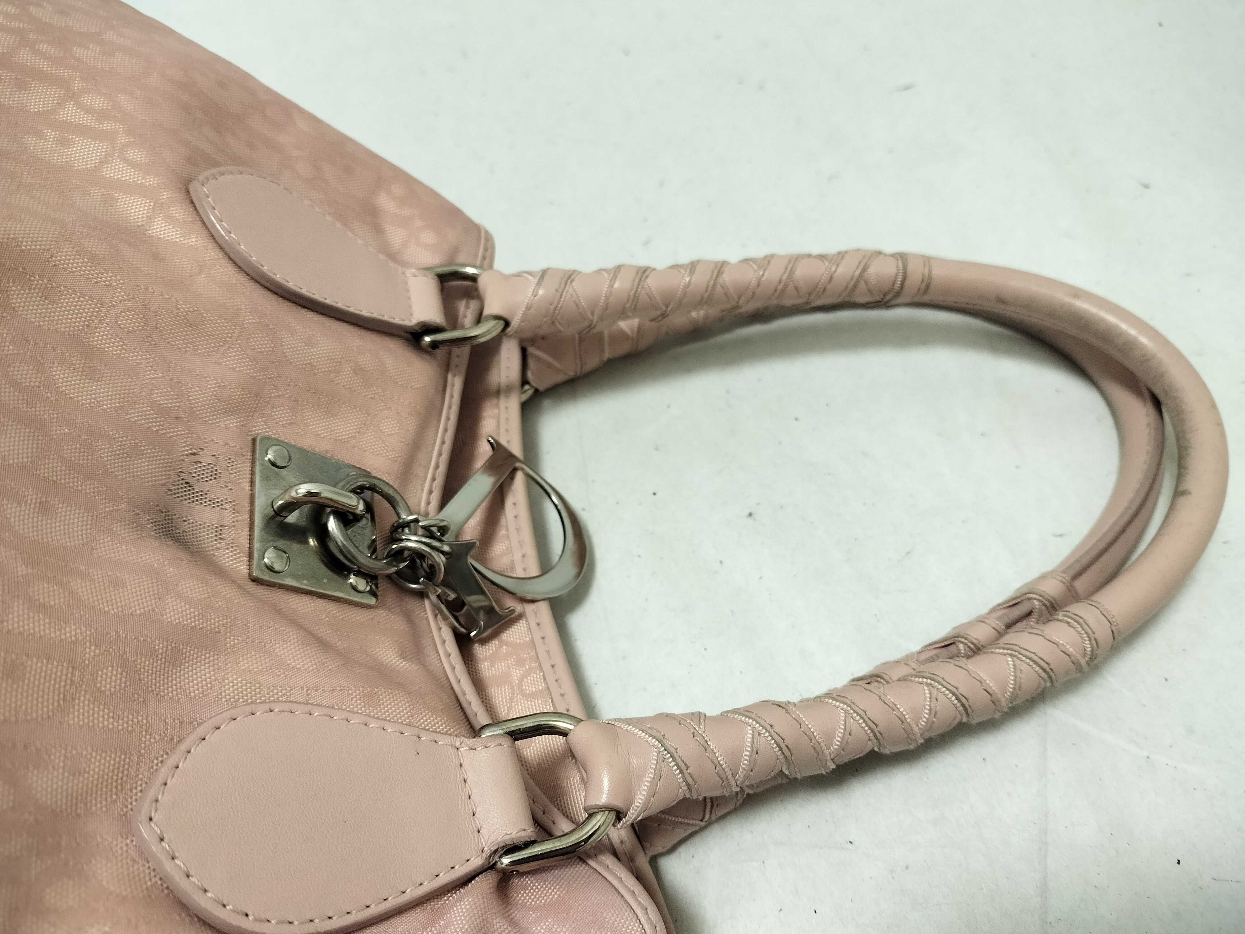 Trotter Lovely Trotter Oblique Jacquard D-shaped Hardware Pink Handbag — view 3