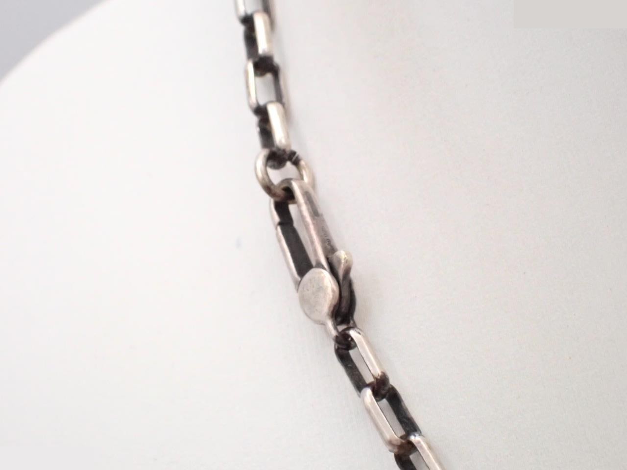 Ag925 Interlocking G Necklace, 21.8g — view 2