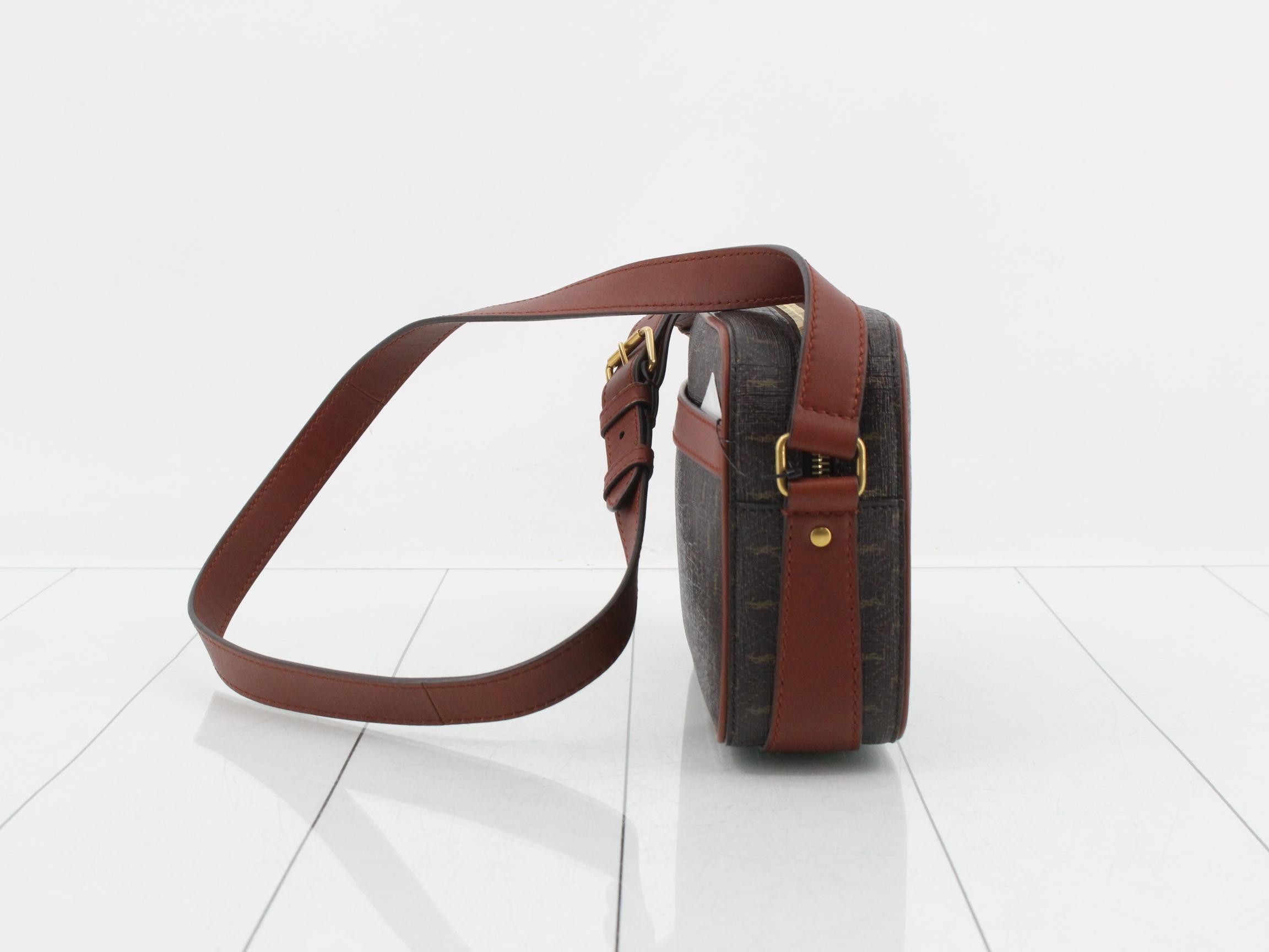 Monogram Camera Bag, Brown — view 3