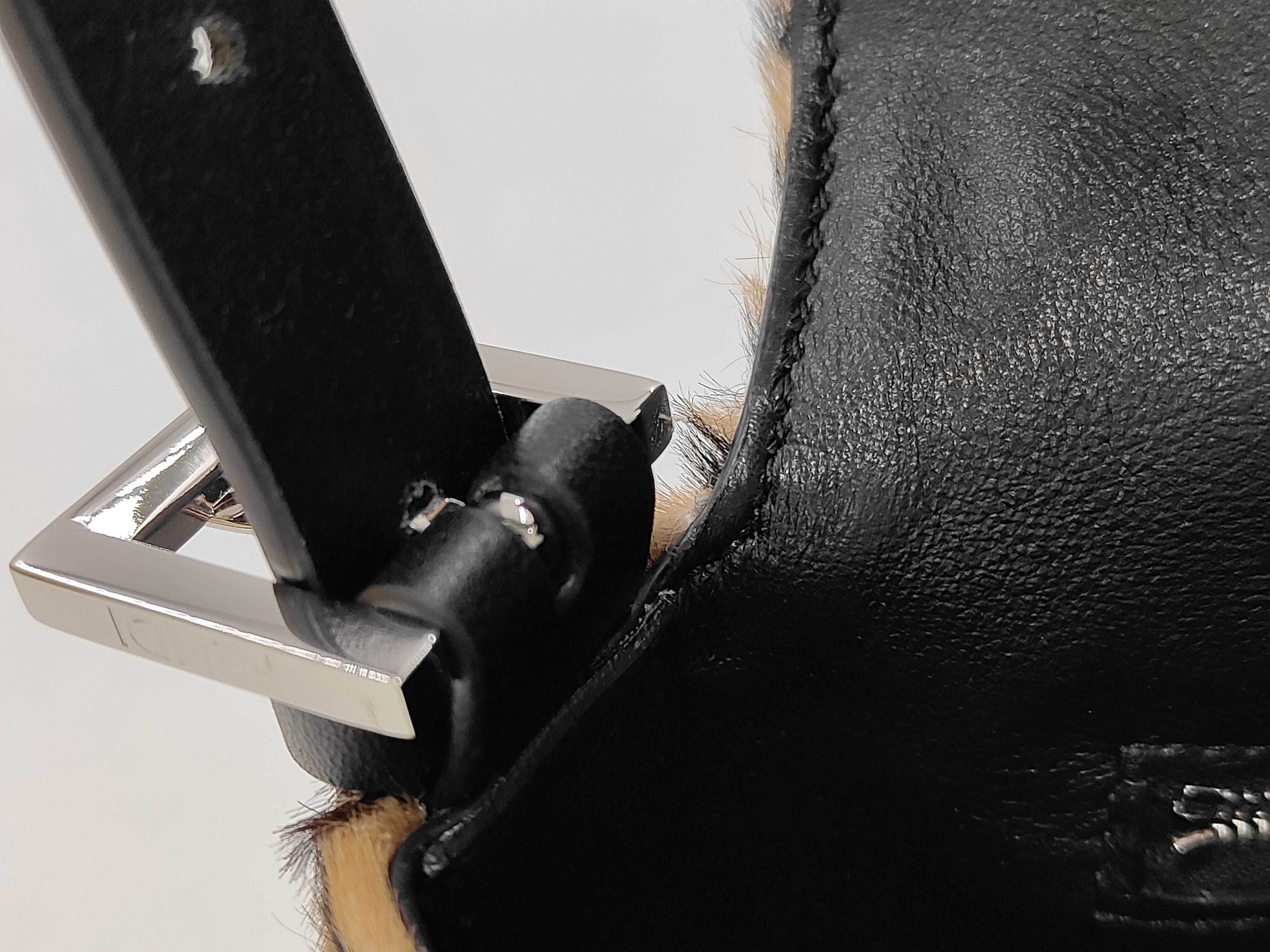 Baguette 26424 (Unused) Tiger Print Pony-Style Leather Re Edition Shoulder Bag — view 10