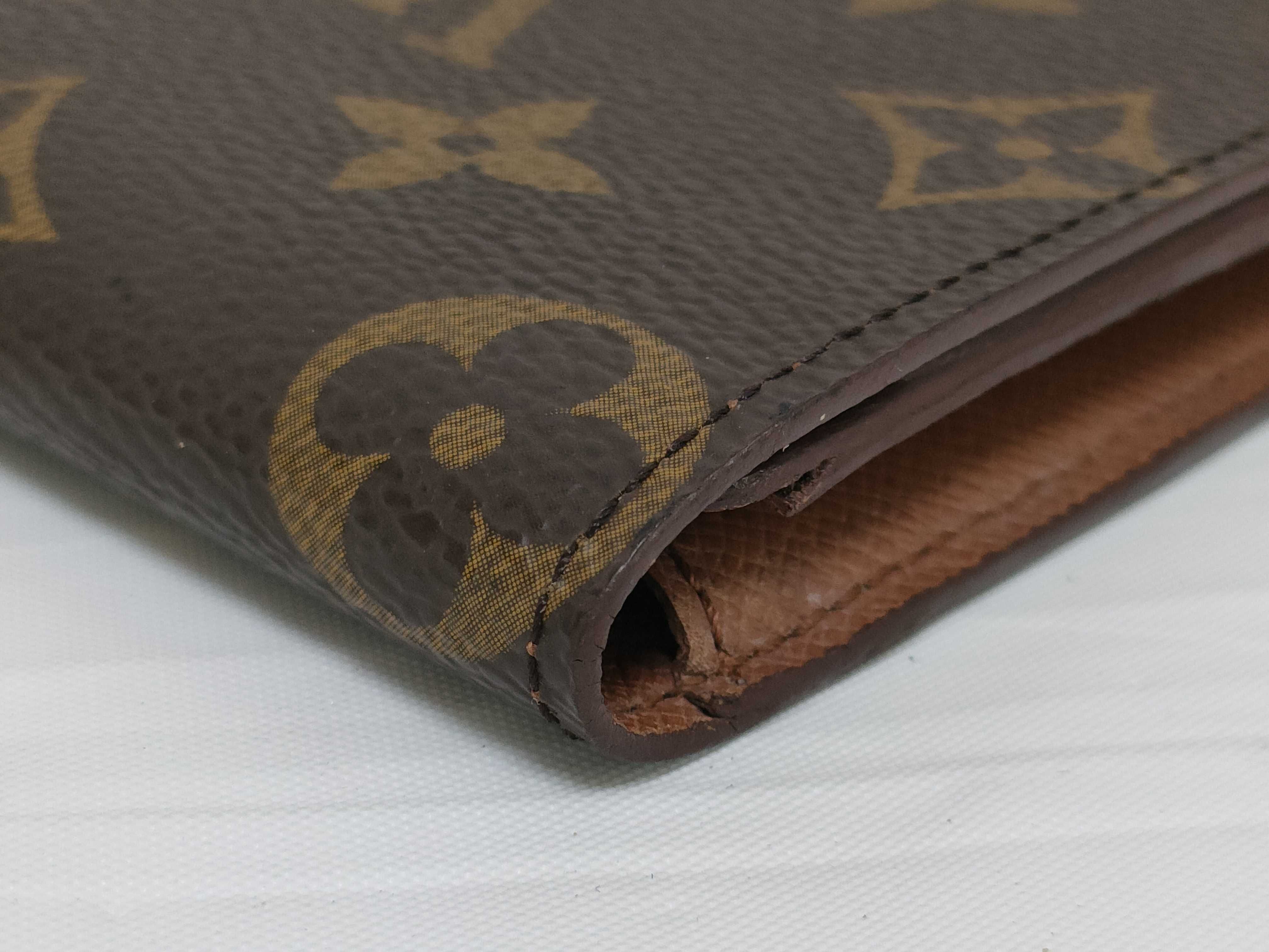 Monogram Bi-fold Long Wallet with Card/Bill Compartments — view 4