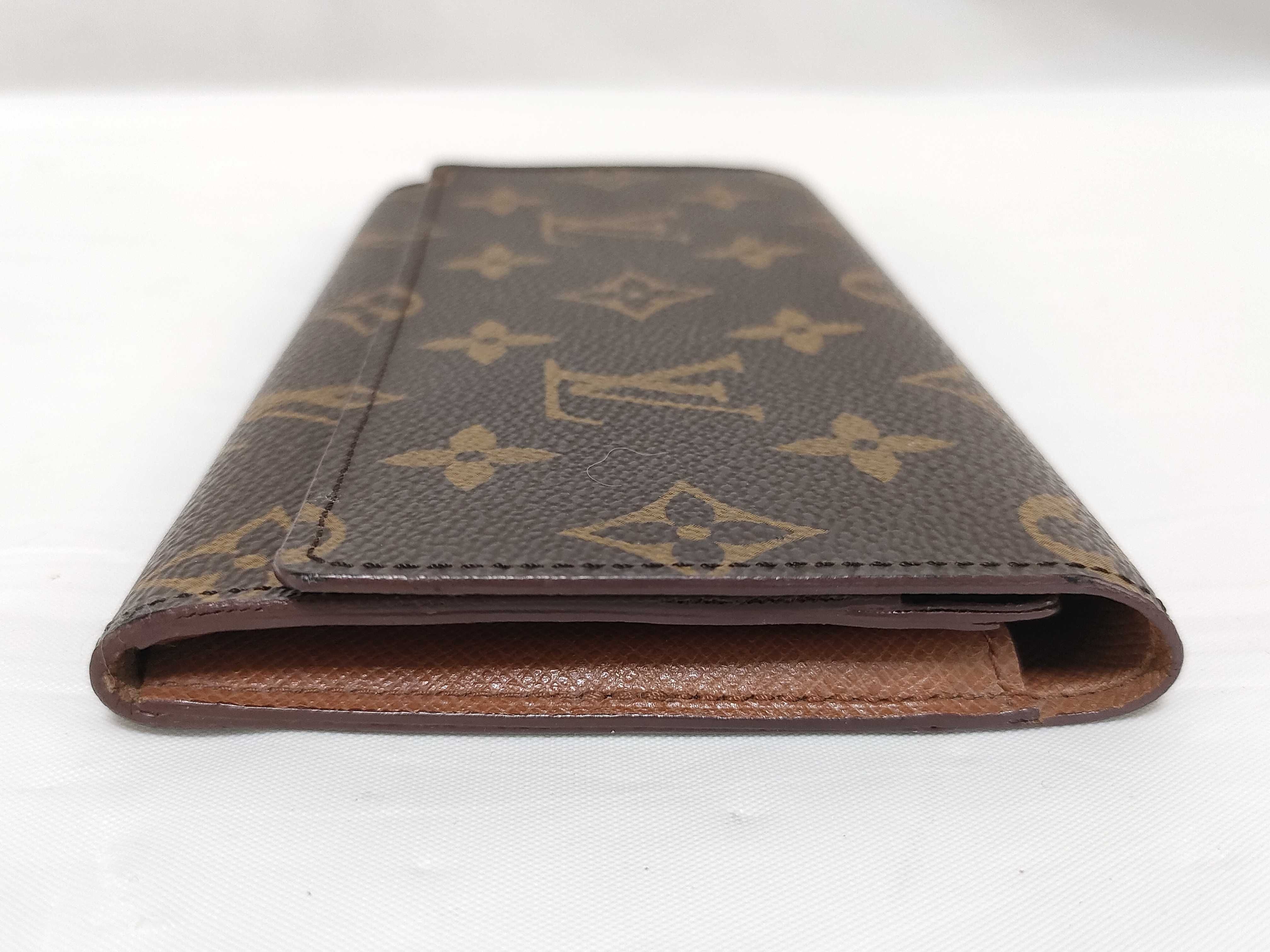 Monogram Bi-fold Long Wallet with Card/Bill Compartments — view 5