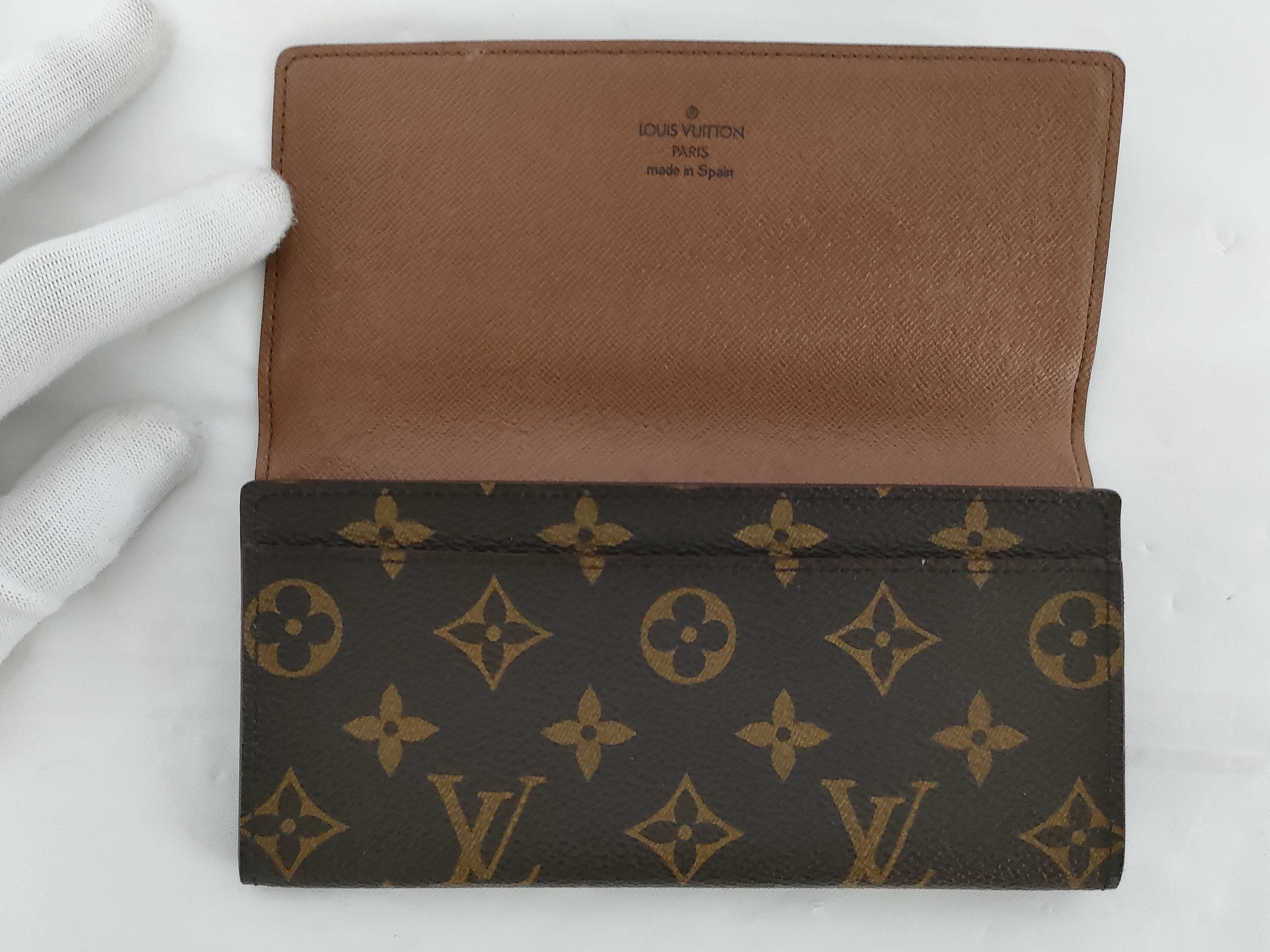 Monogram Bi-fold Long Wallet with Card/Bill Compartments — view 9