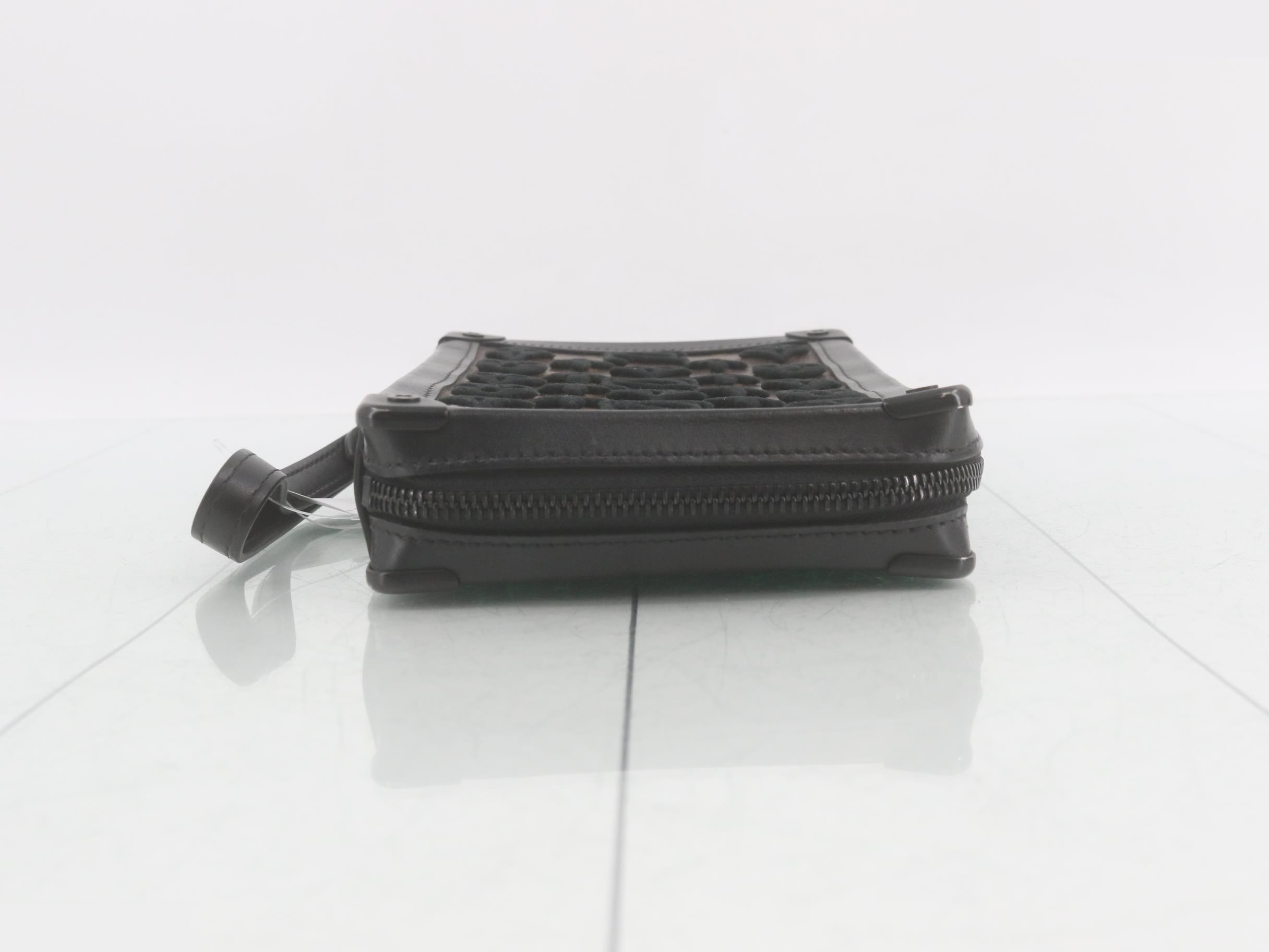 Monogram Tuftage Soft Trunk Clutch Bag — view 3