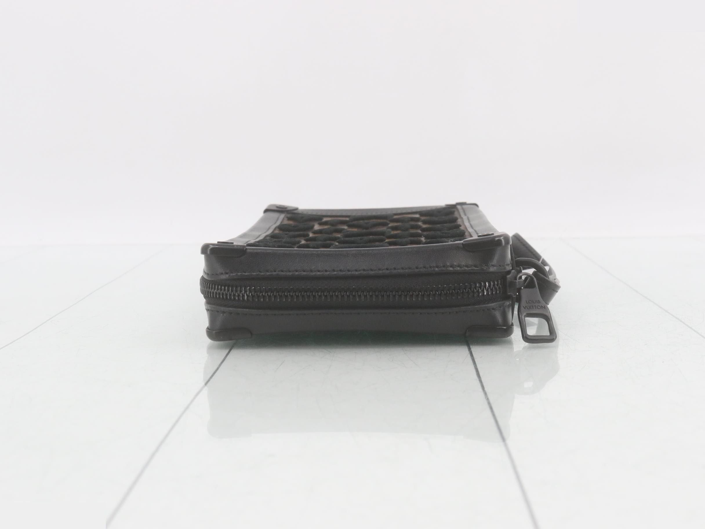 Monogram Tuftage Soft Trunk Clutch Bag — view 4