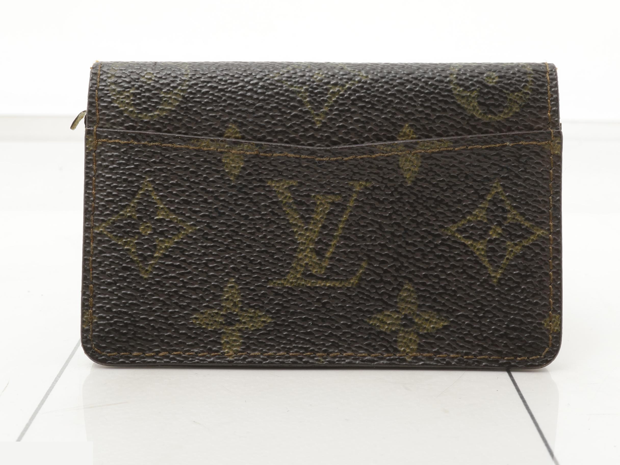 Monogram Pochette Carte Visite Card Case — view 2