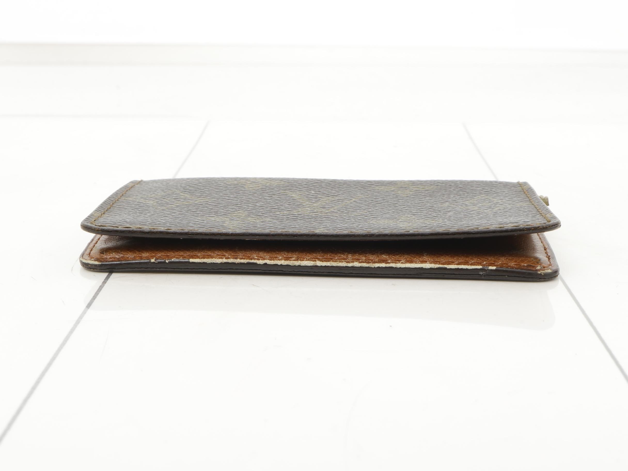 Monogram Pochette Carte Visite Card Case — view 3