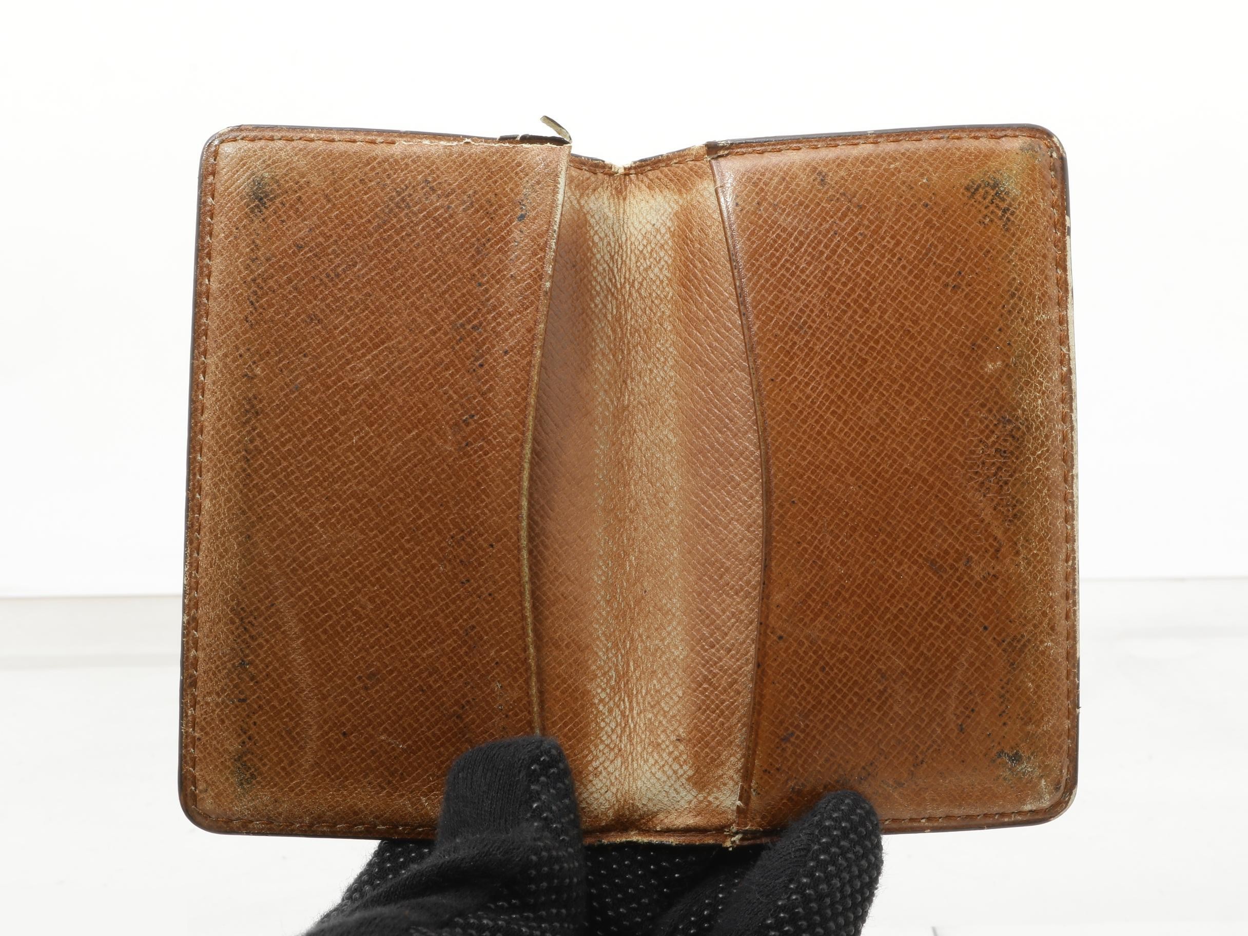 Monogram Pochette Carte Visite Card Case — view 4