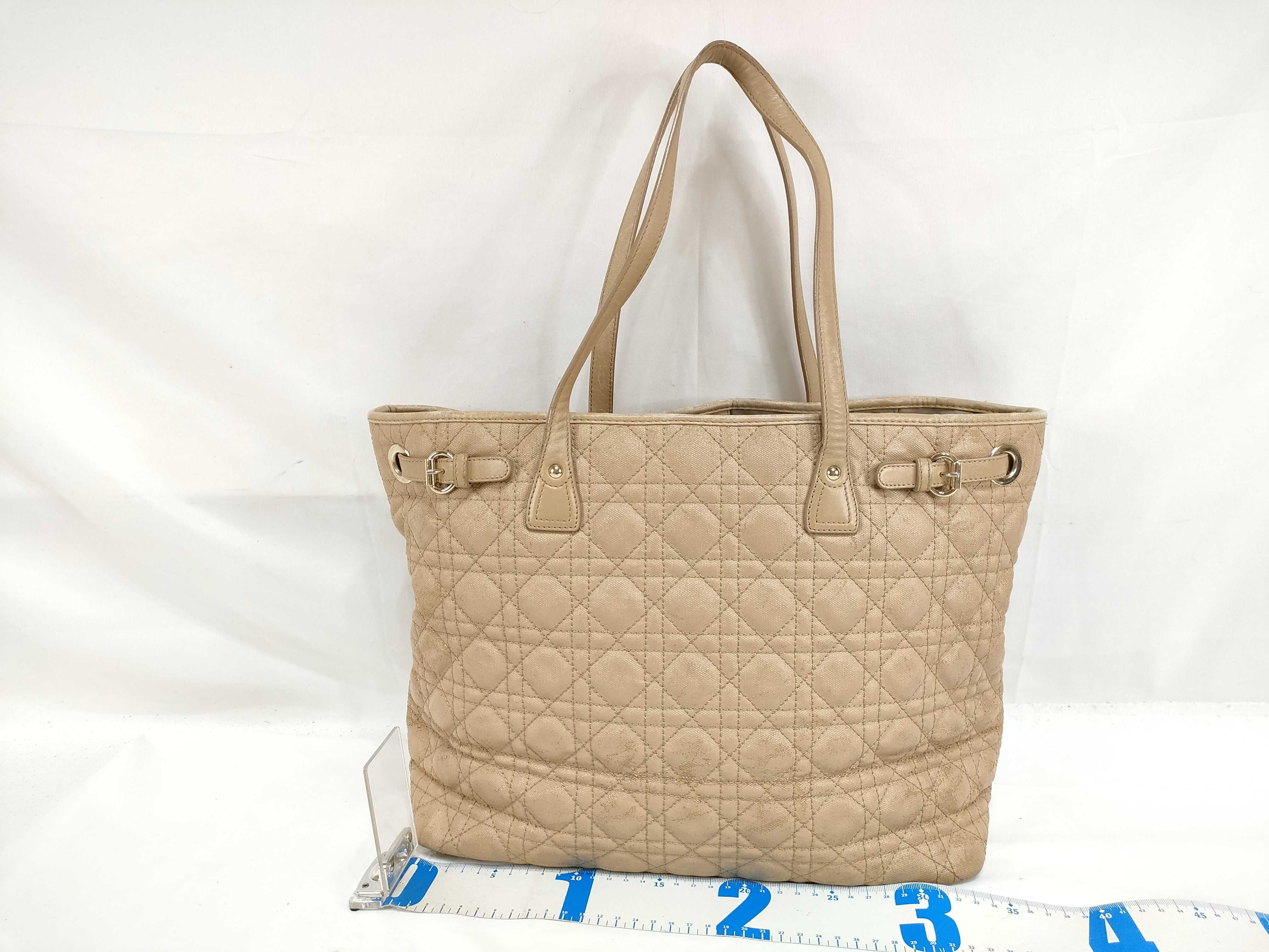 Cannage Panarea PVC x Leather Tote Bag Beige Tote Bag — view 2