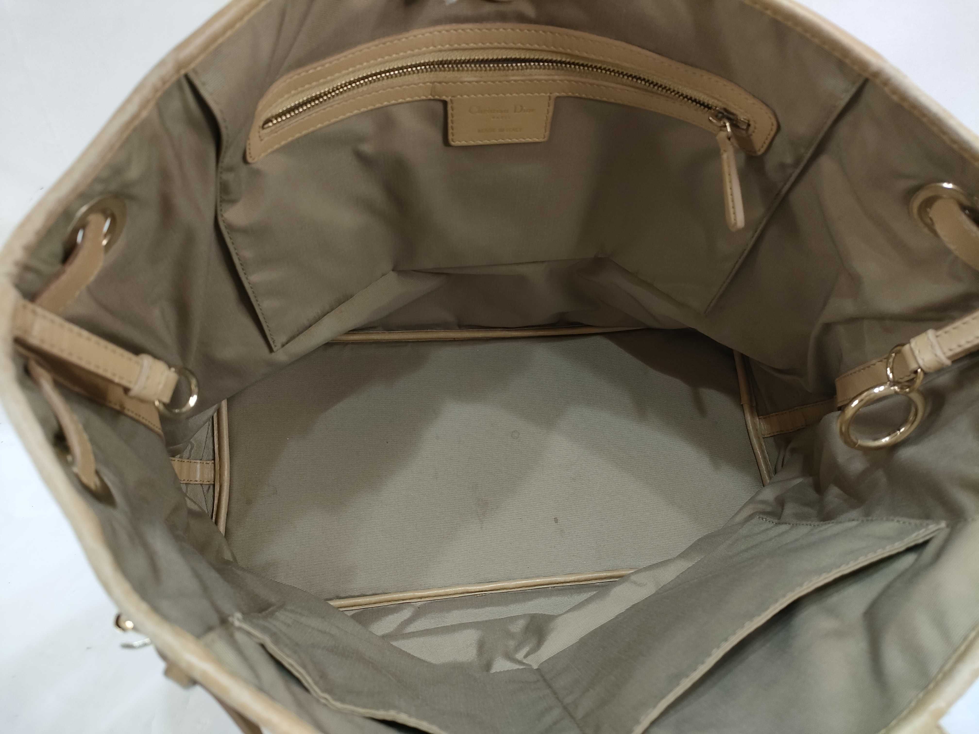 Cannage Panarea PVC x Leather Tote Bag Beige Tote Bag — view 12