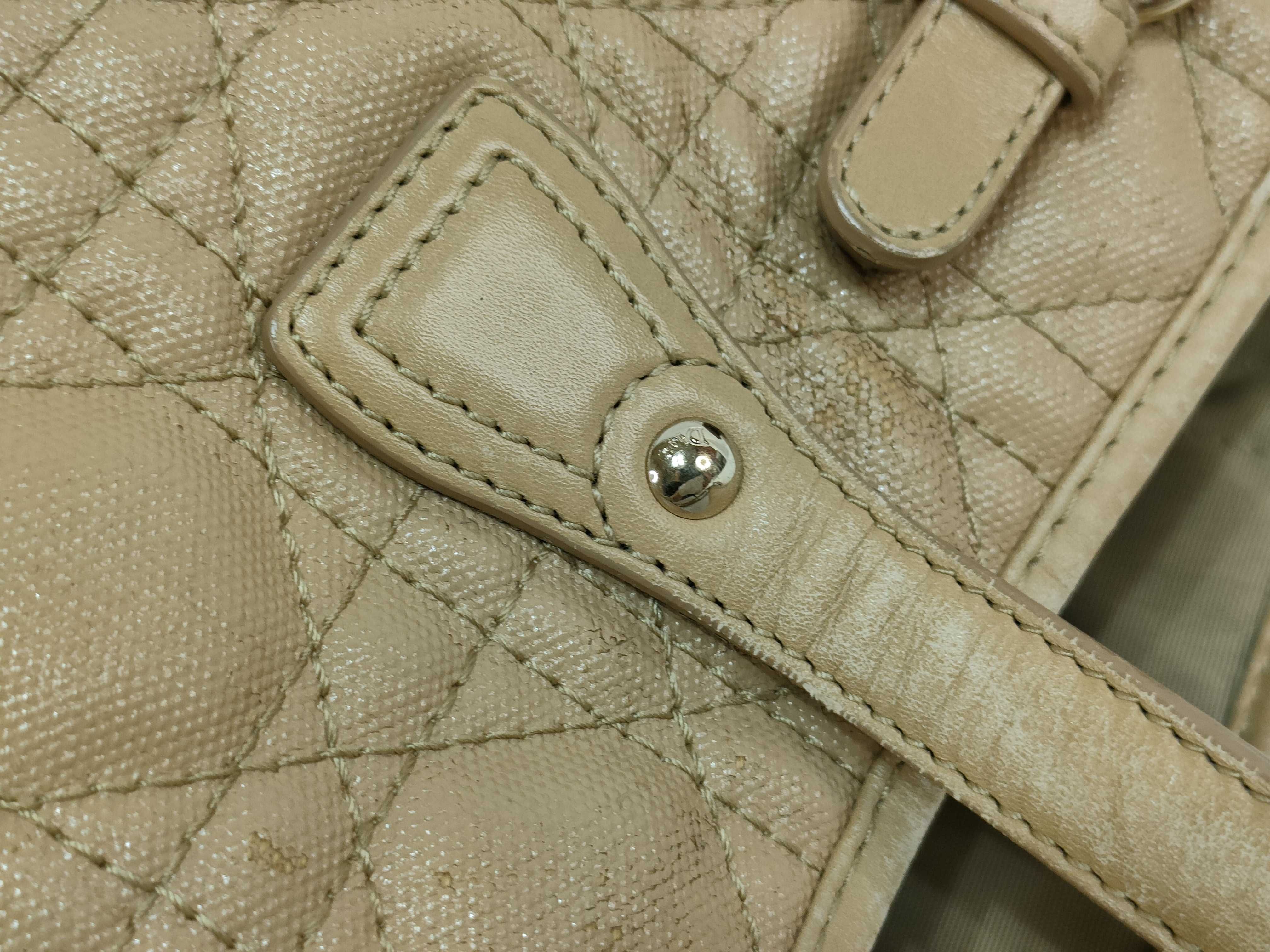 Cannage Panarea PVC x Leather Tote Bag Beige Tote Bag — view 4