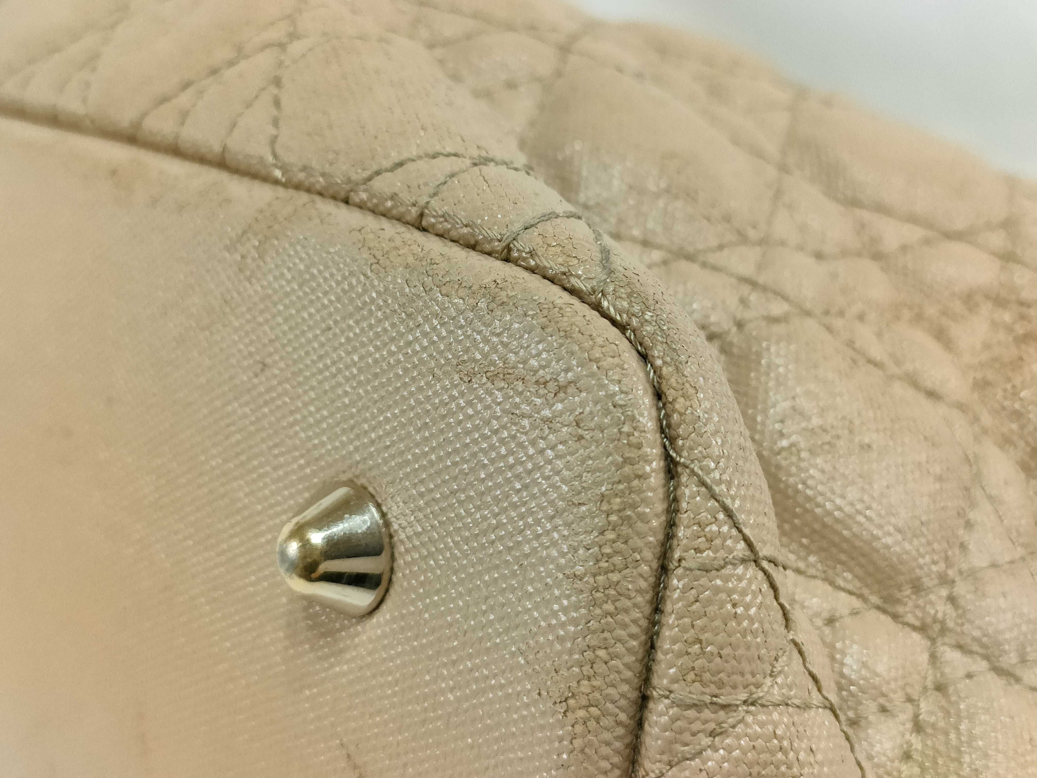 Cannage Panarea PVC x Leather Tote Bag Beige Tote Bag — view 6