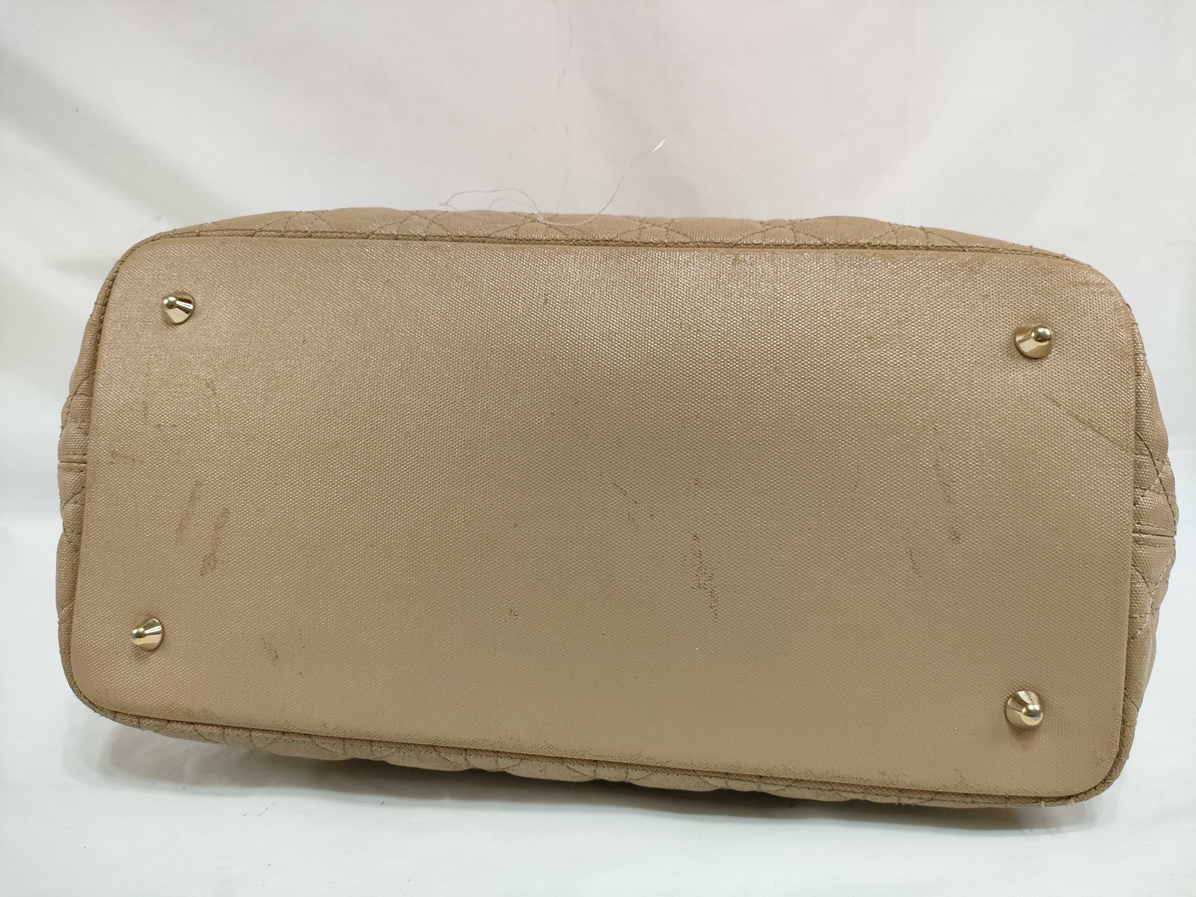 Cannage Panarea PVC x Leather Tote Bag Beige Tote Bag — view 8