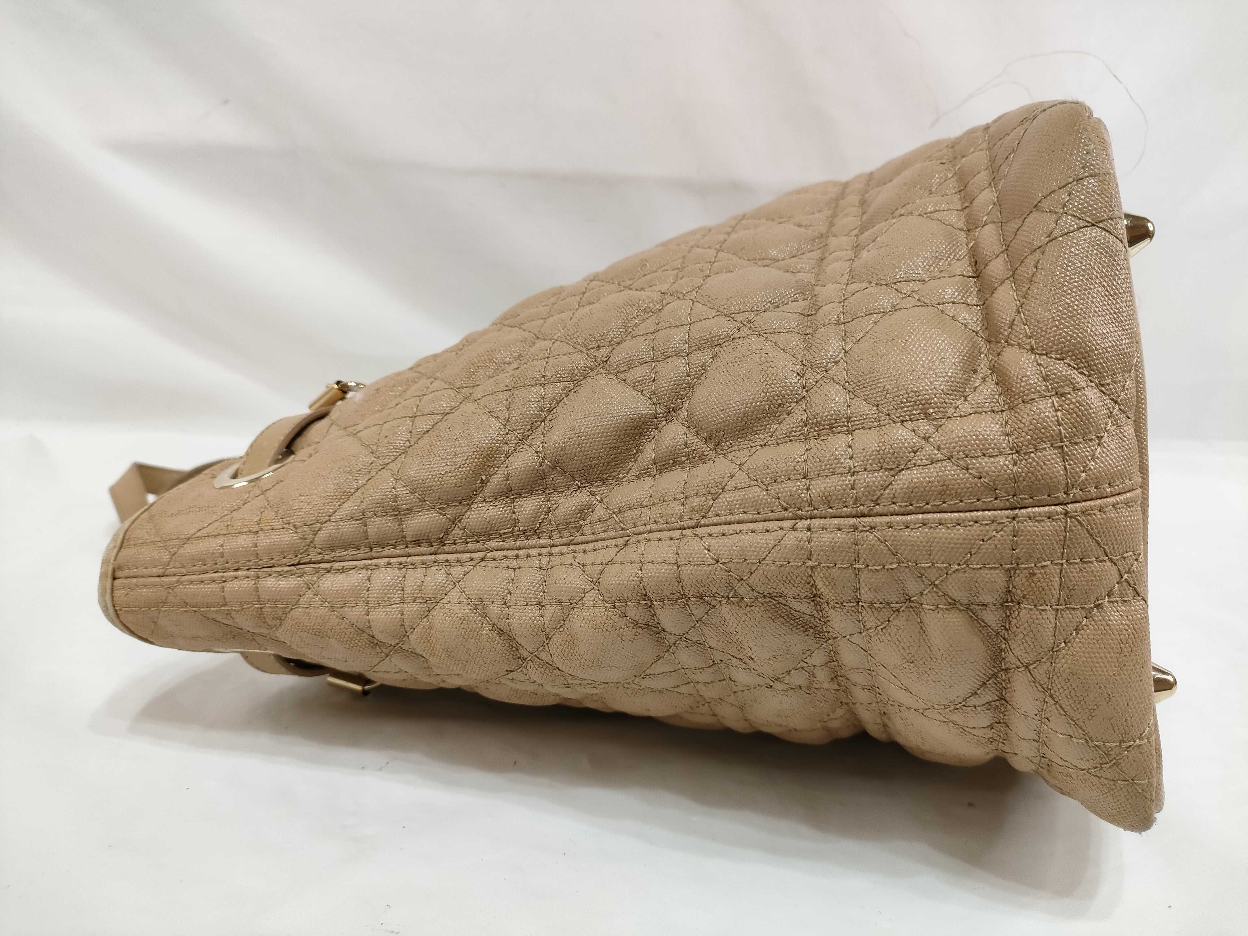 Cannage Panarea PVC x Leather Tote Bag Beige Tote Bag — view 9